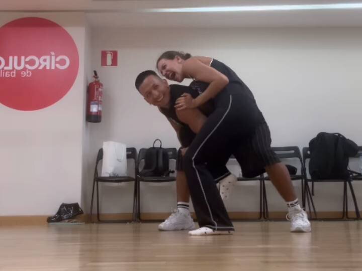 Ivan Matías y Ana Guerra durante los ensayos para la final de 'Tu cara me suena 12'