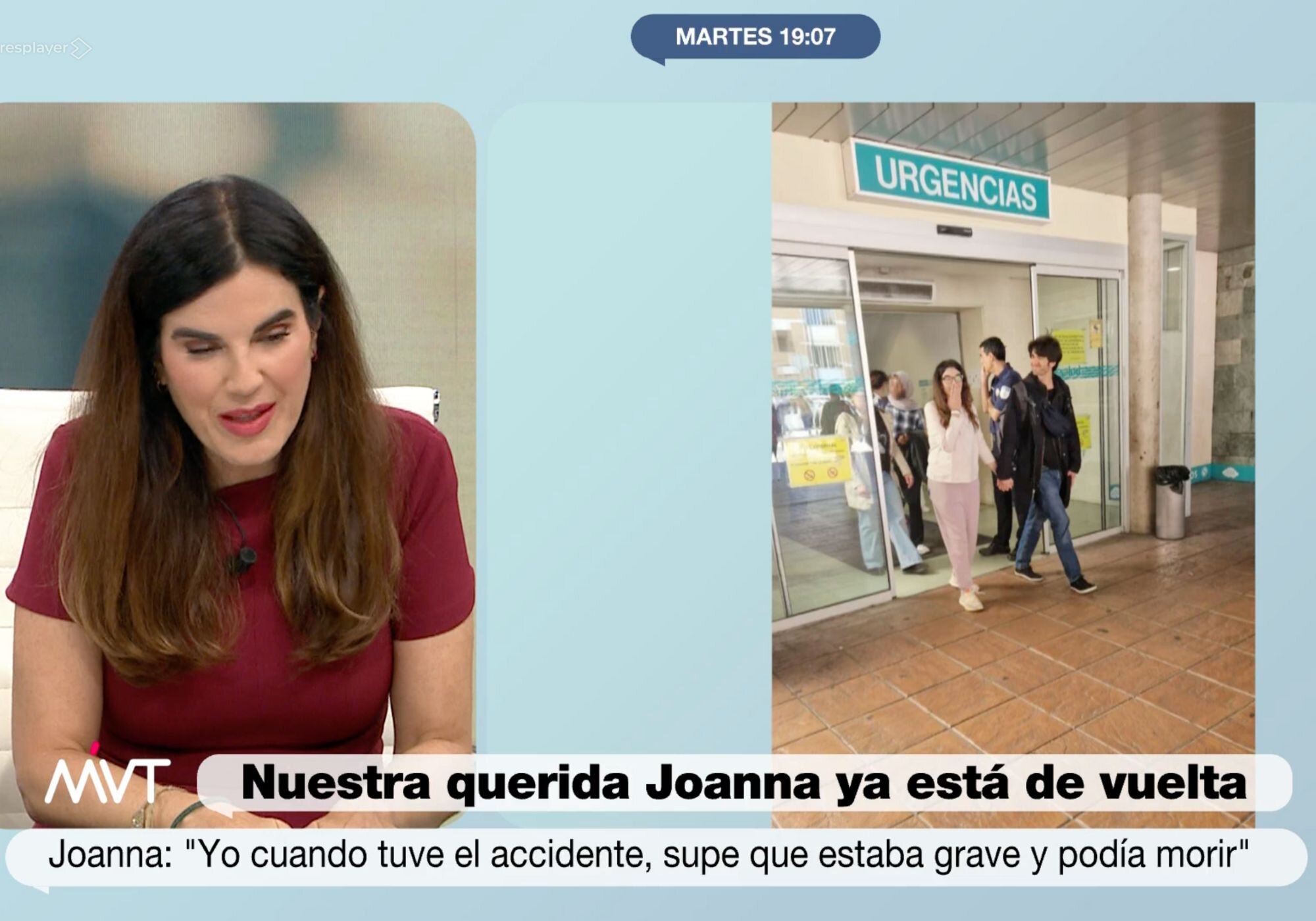 Joanna Ivars, meteoróloga de laSexta, explicó el grave accidente que sufrió y que el tuvo ingresada en el hospital durante 5 meses en &#39;Más vale tarde&#39;