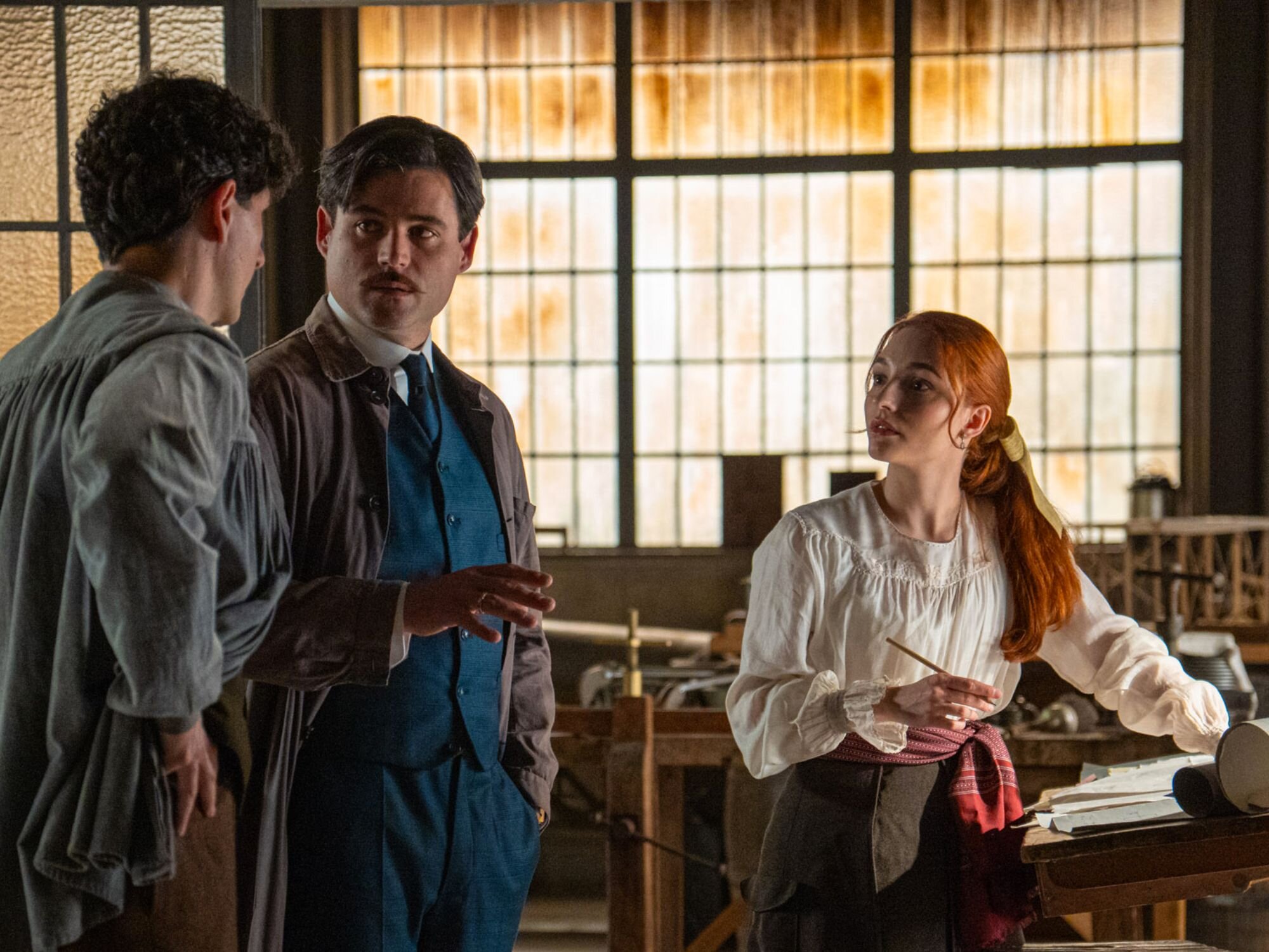 Toño, Manuel y Enora trabajando juntos en el capítulo 634 de &#39;La promesa&#39;