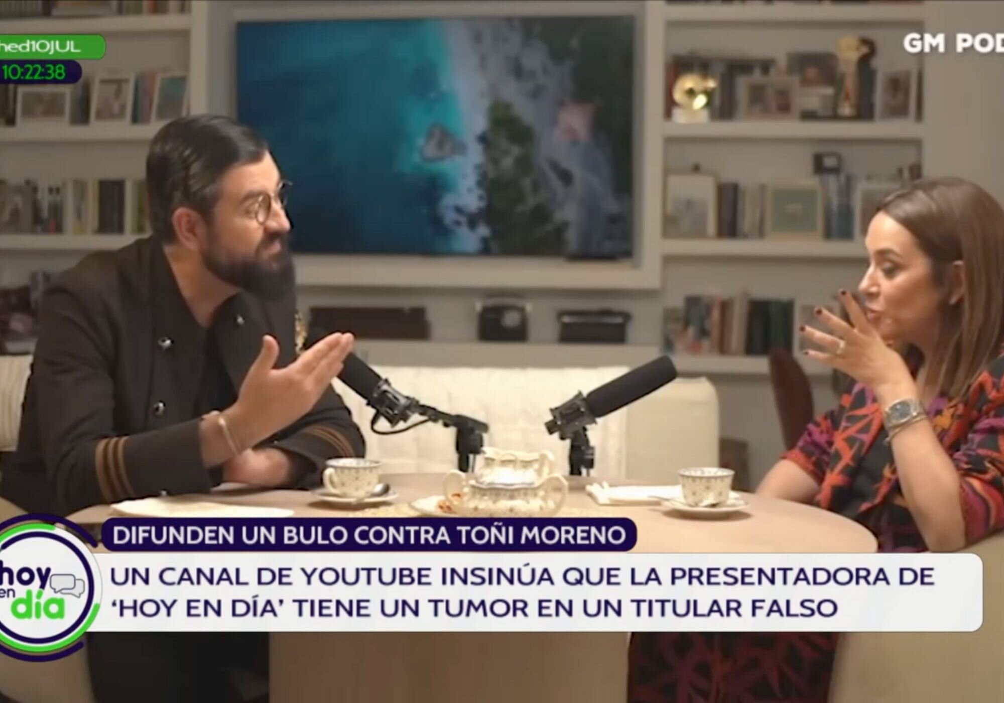 Toñi Moreno ha comentado en 'Hoy en día' que el bulo sobre su tumor viene de una entrevista que dio en el podcast de 'Gente Maravillosa'