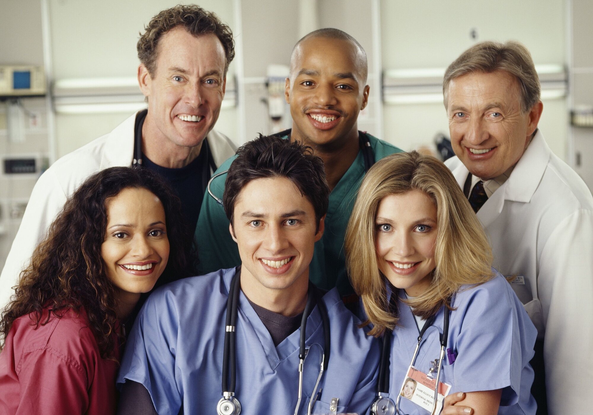 Los protagonistas de &#39;Scrubs&#39;, en una imagen promocional