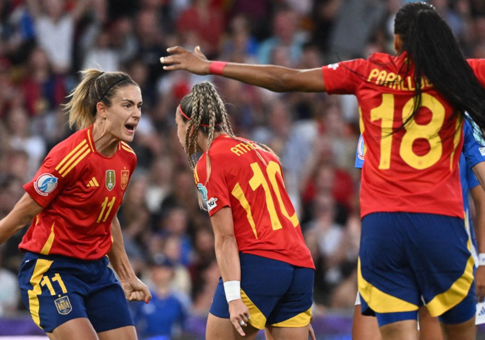 La Selección Española Femenina vence a Italia en la Eurocopa