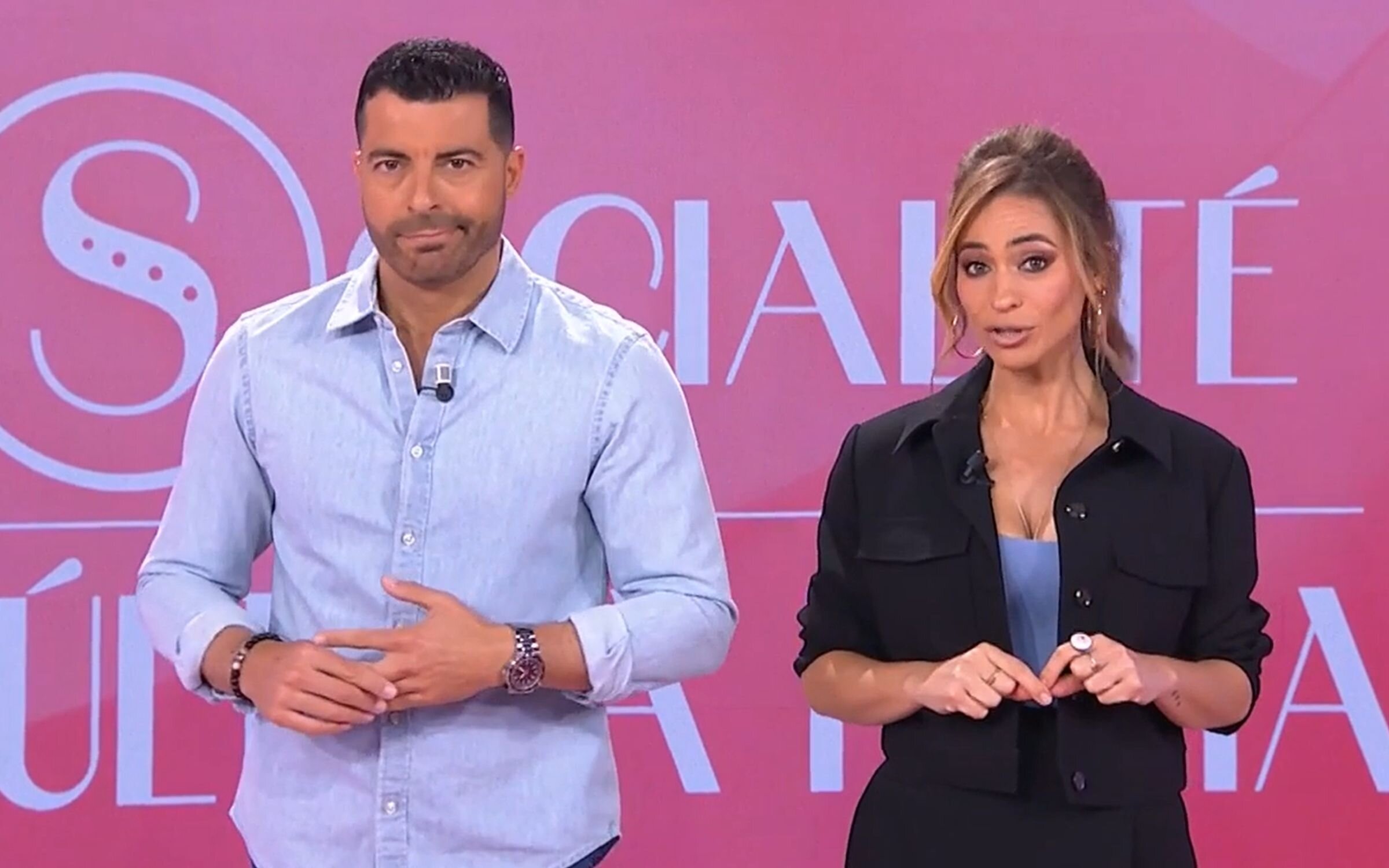 María Verdoy y Antonio Santana presentando 'Socialité'