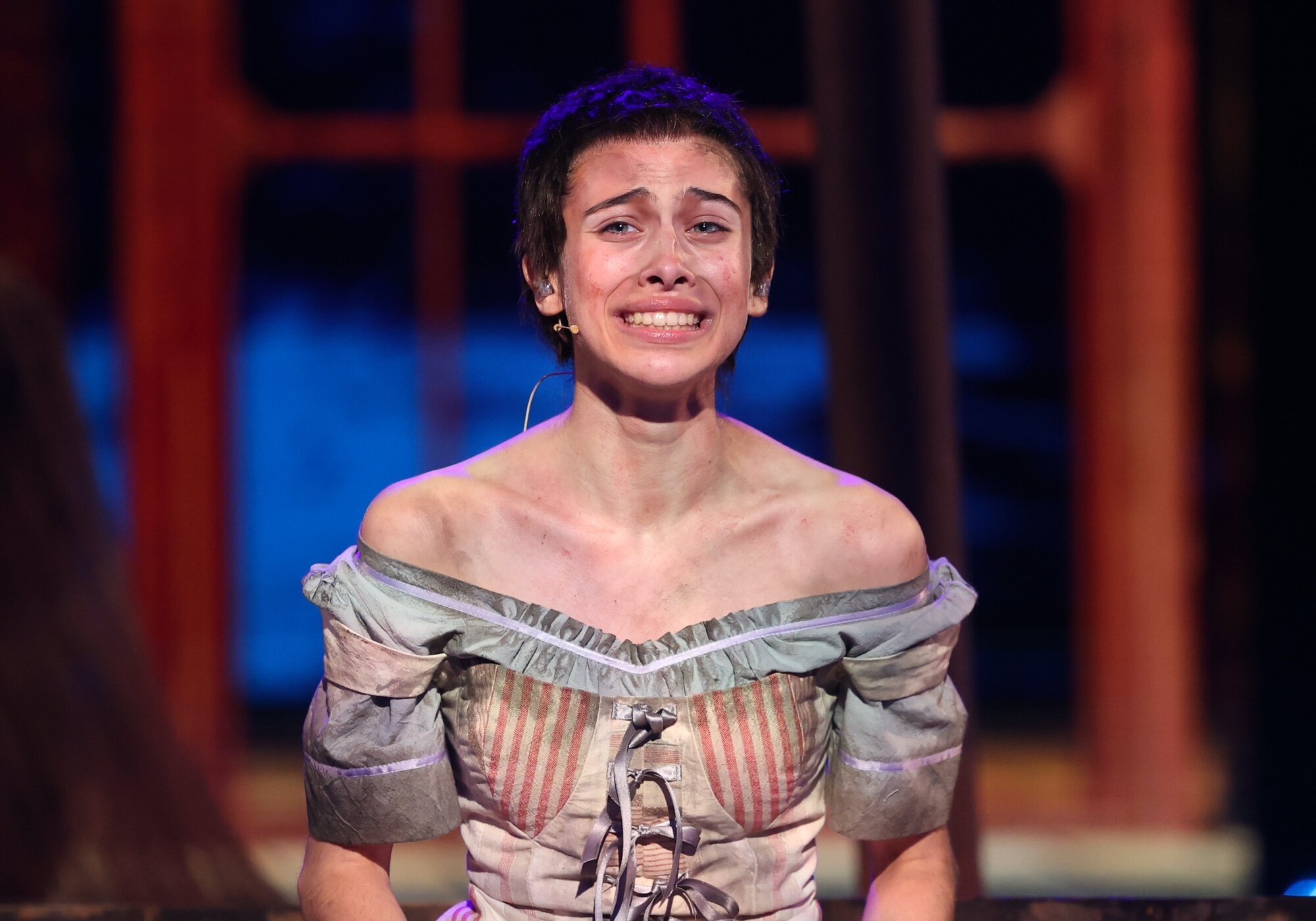 Melani García, en su imitación de Anne Hathaway en &#39;Los miserables&#39;, en la final de &#39;Tu cara me suena&#39;