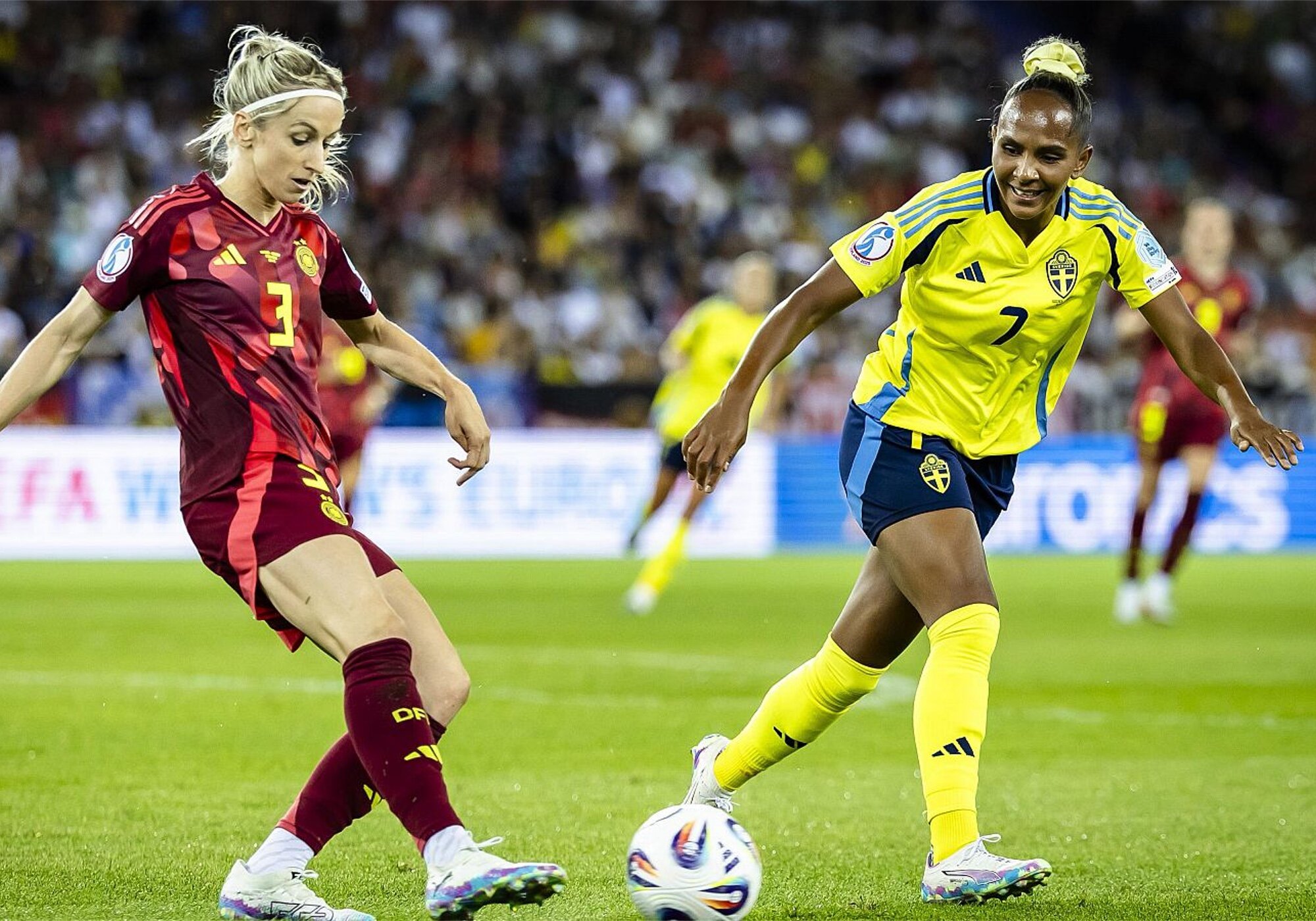El partido Suecia-Alemania de la Eurocopa Femenina