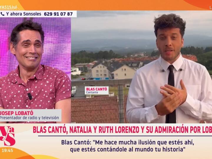 Josep Lobató, emocionado en &#39;Y ahora, Sonsoles&#39; con el mensaje de Blas Cantó