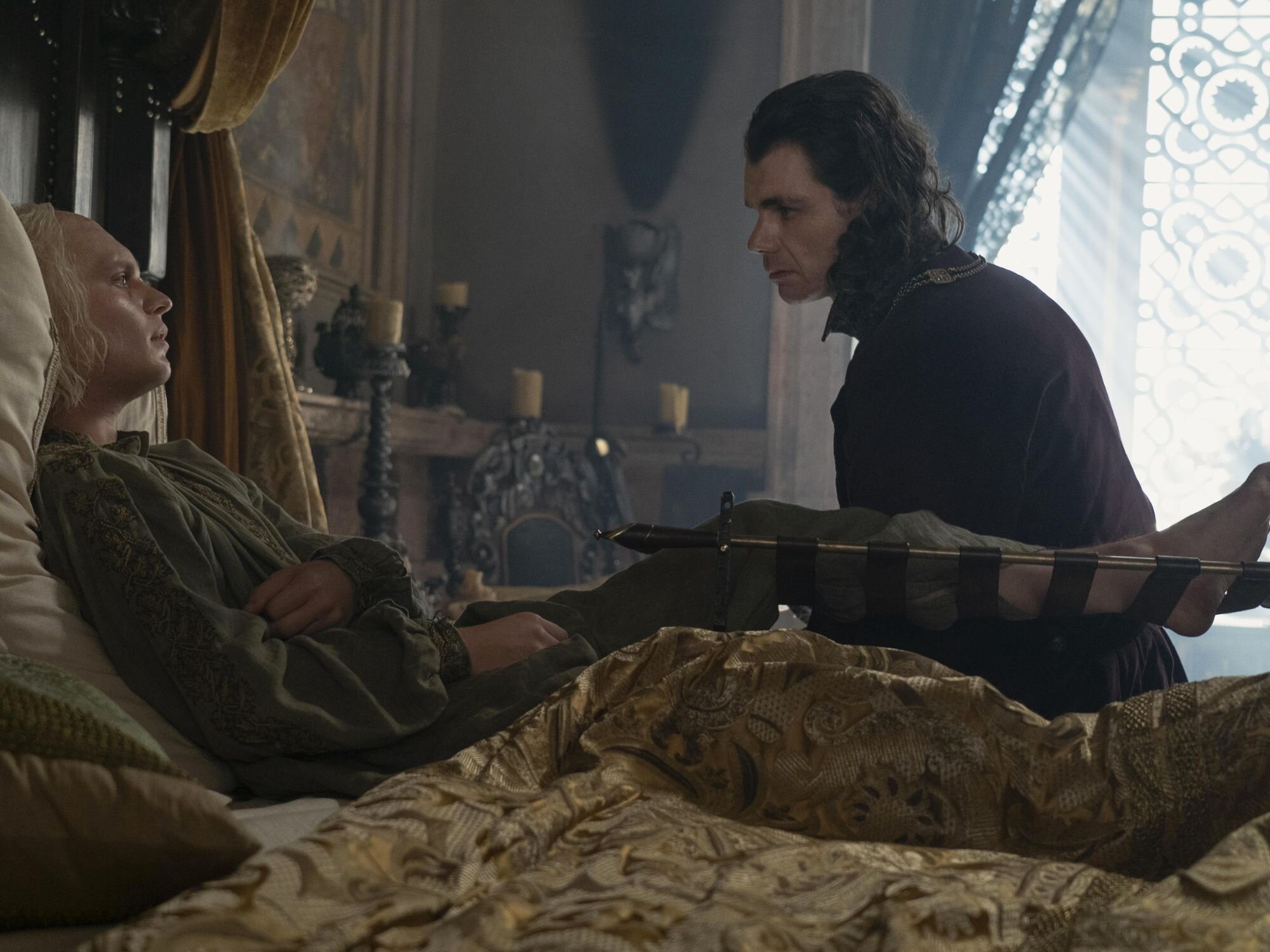 Tom Glynn-Carney y Matthew Needham en la segunda temporada de &#39;La Casa del Dragón&#39;