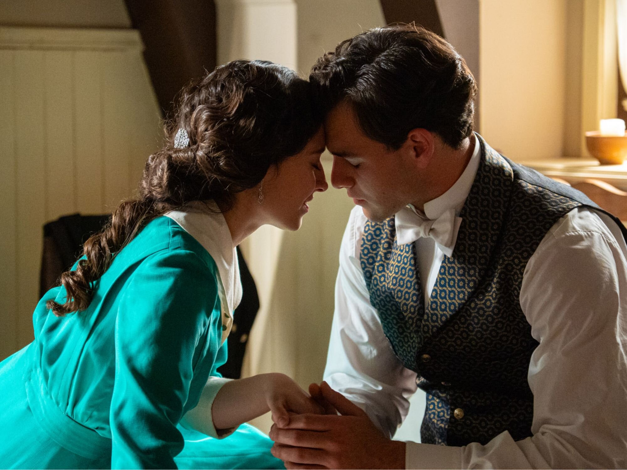 Ángela y Curro disfrutando de su amor en &#39;La promesa&#39;