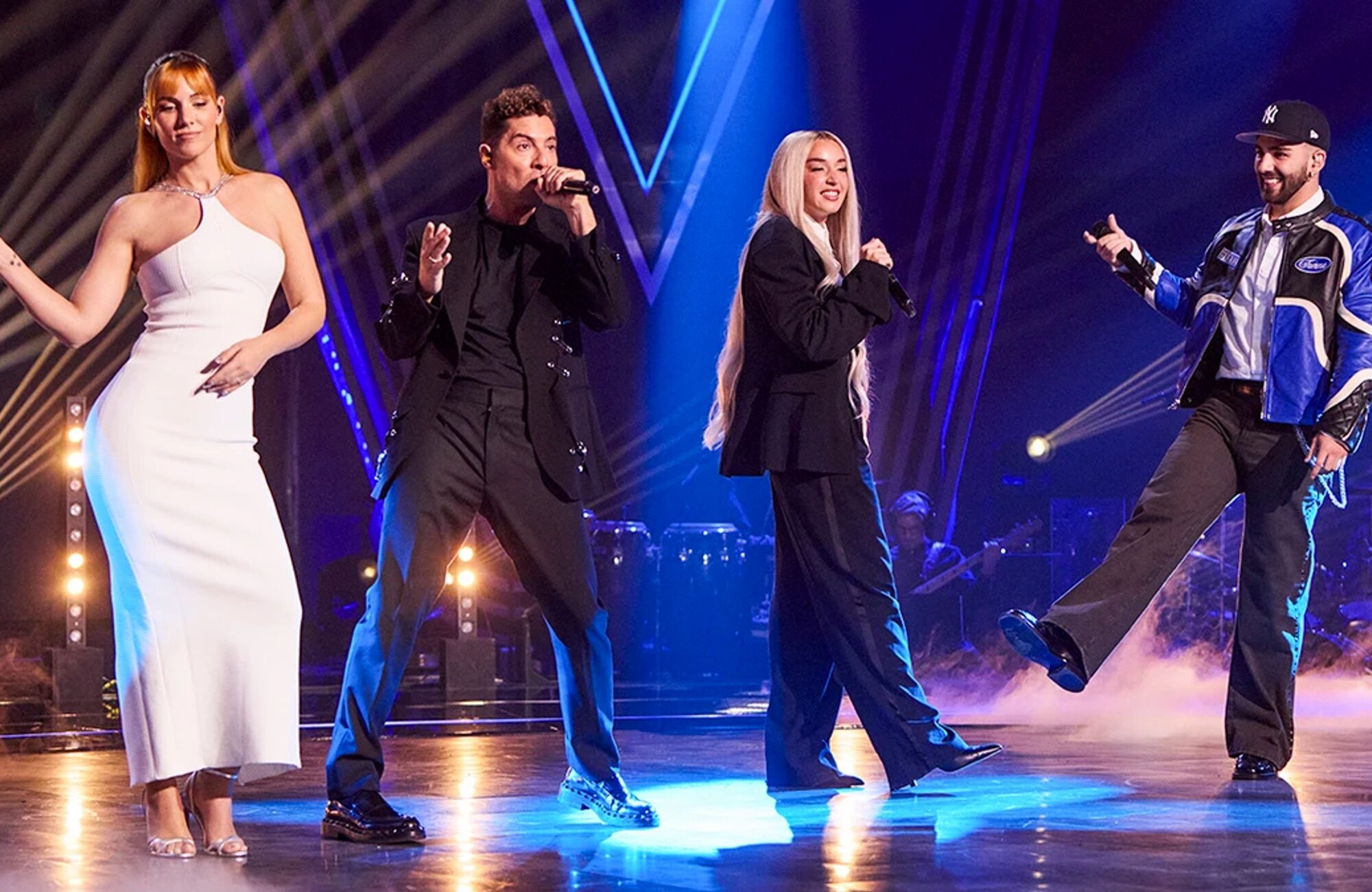 Los coaches de &#39;La Voz Kids&#39; cantan juntos en la semifinal