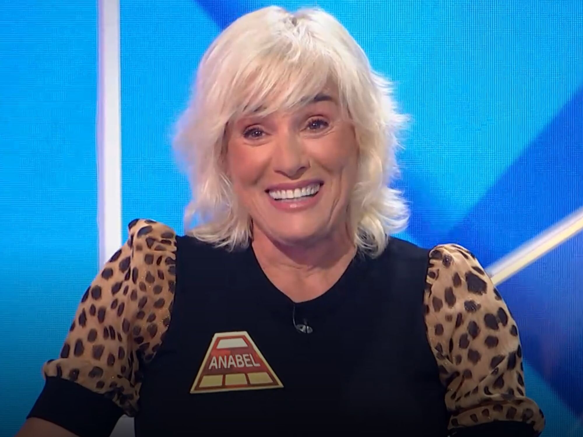 Anabel Alonso, una de las invitadas famosas del primer programa de 'La pirámide'