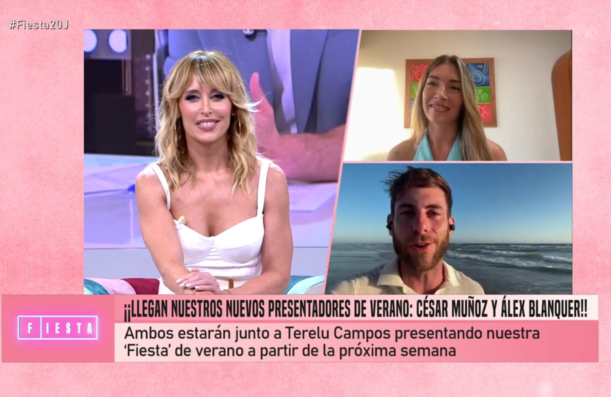 César Muñoz y Àlex Blanquer se unen a 'Fiesta' como los nuevos presentadores en verano