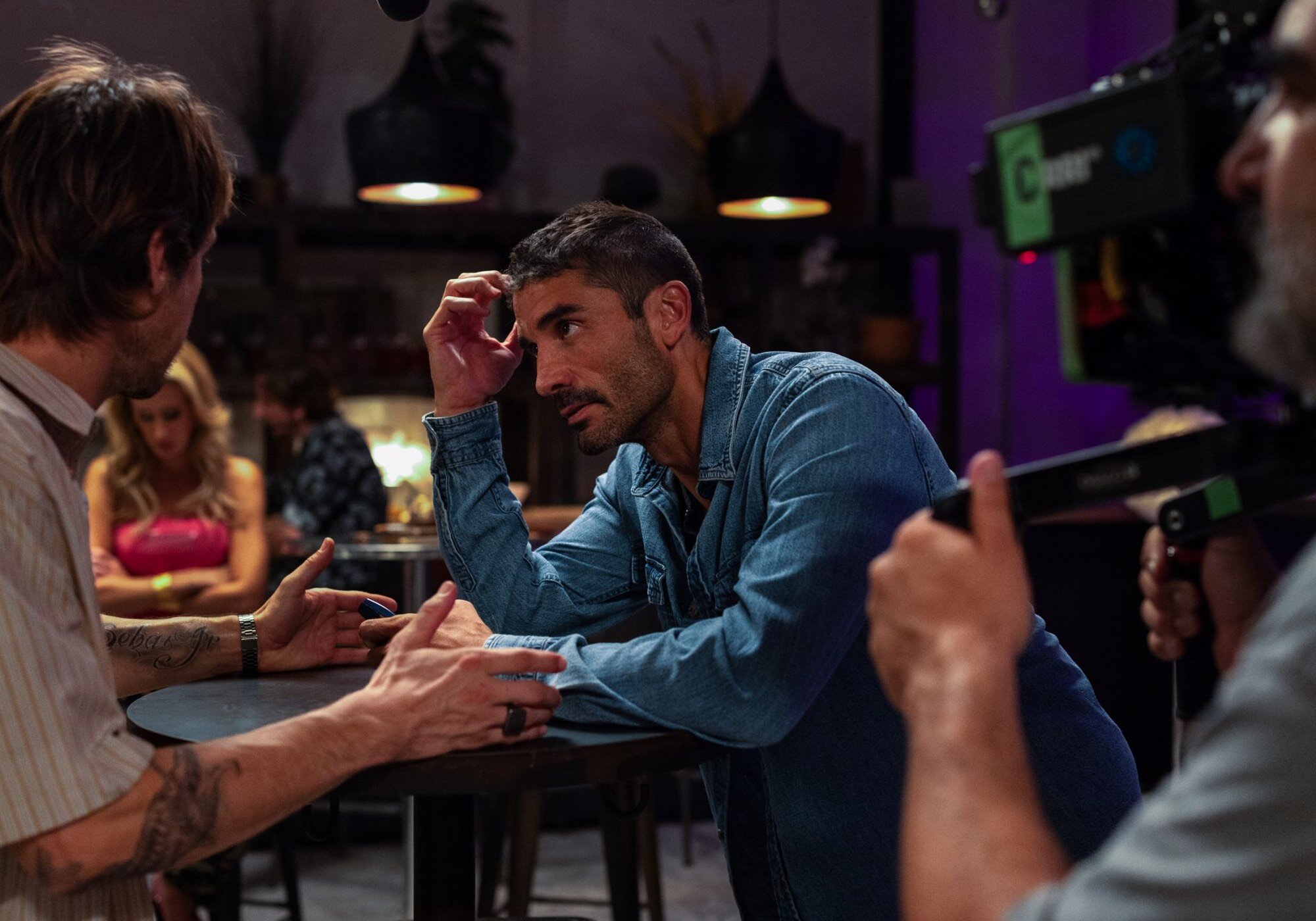 Álex García, en el rodaje de la temporada 3 de &#39;El inmortal&#39;