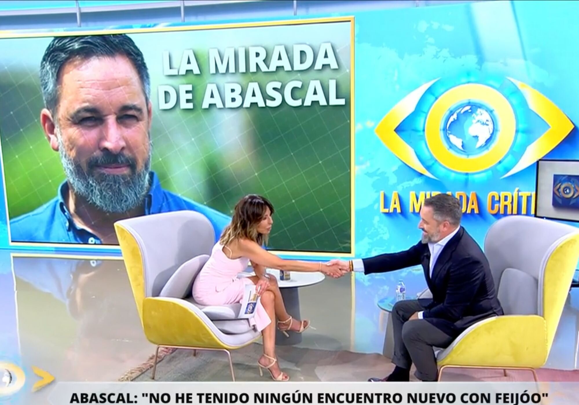 Ana Terradillos y Santiago Abascal tuvieron un encontronazo más en &#39;La mirada crítica&#39; de Telecinco
