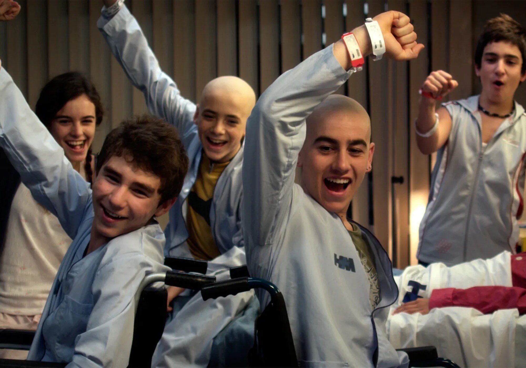 Varios de los protagonistas de &#39;Polseres vermelles&#39;