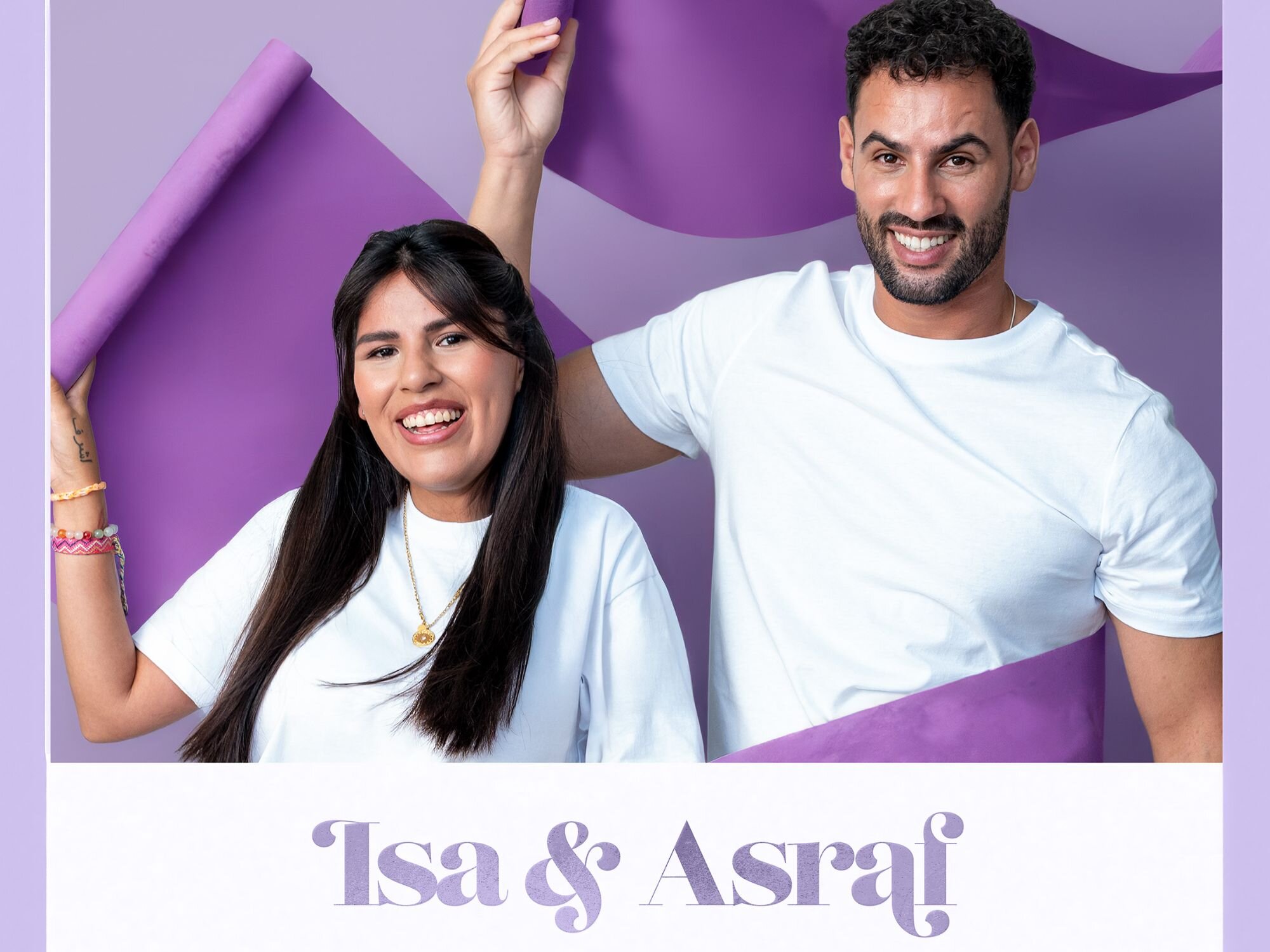 Isa Pantoja y Asraf Beno, concursantes de 'DecoMasters'