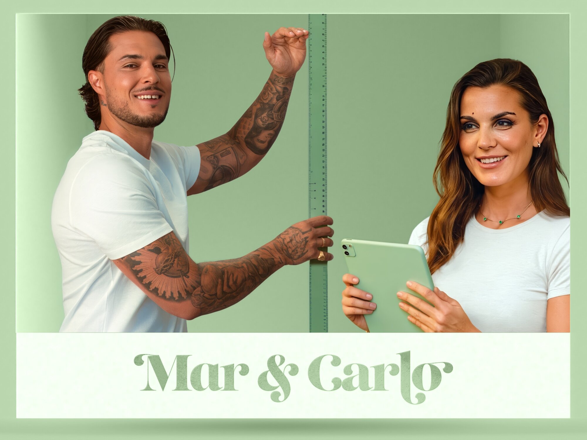 Mar Flores y Carlo Costanzia, concursantes de 'DecoMasters'