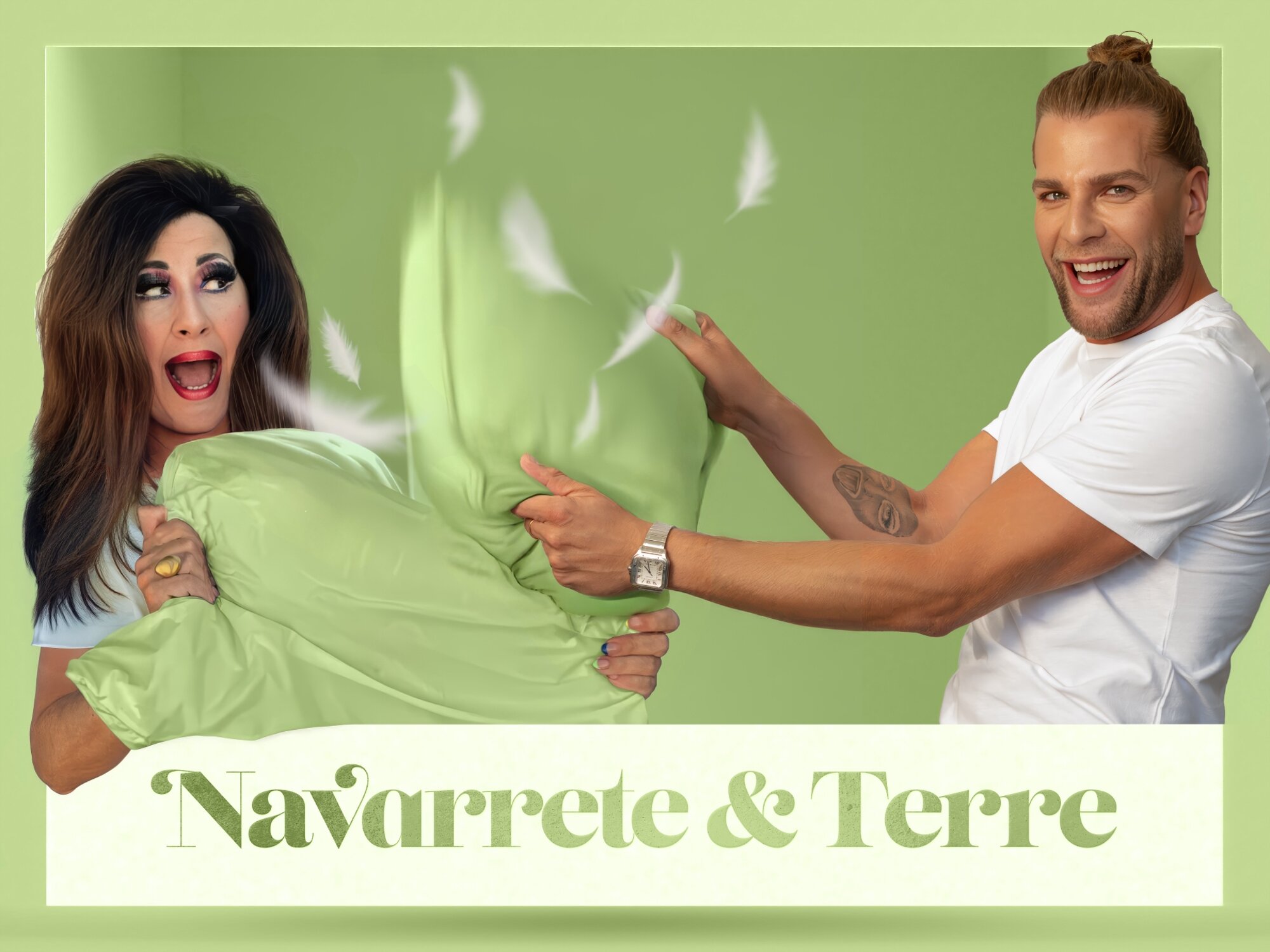 Eduardo Navarrete y La Terremoto de Alcorcón, concursantes de 'DecoMasters'