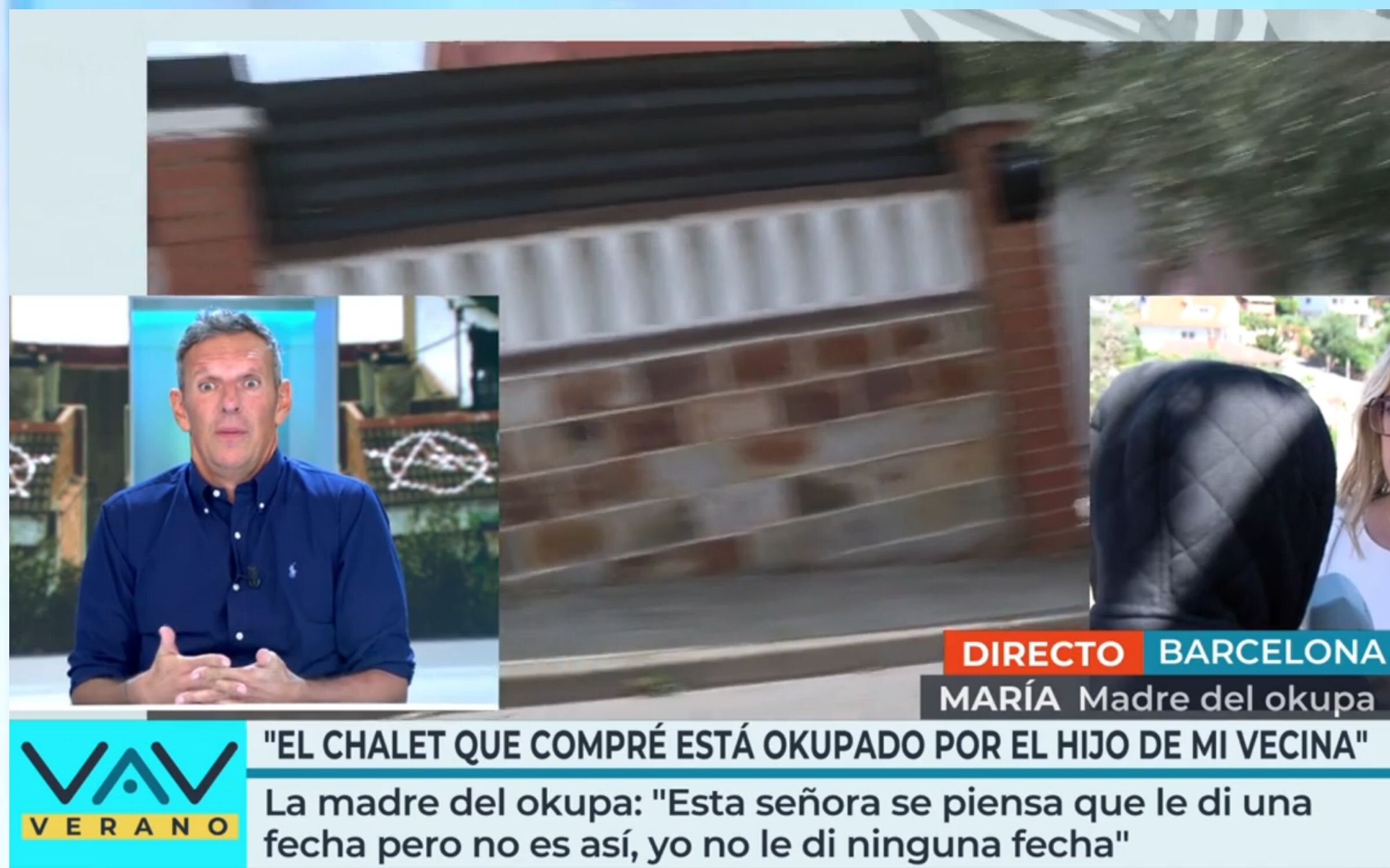 Joaquín Prat se enfrenta en directo en 'Vamos a ver' a la madre de un okupa