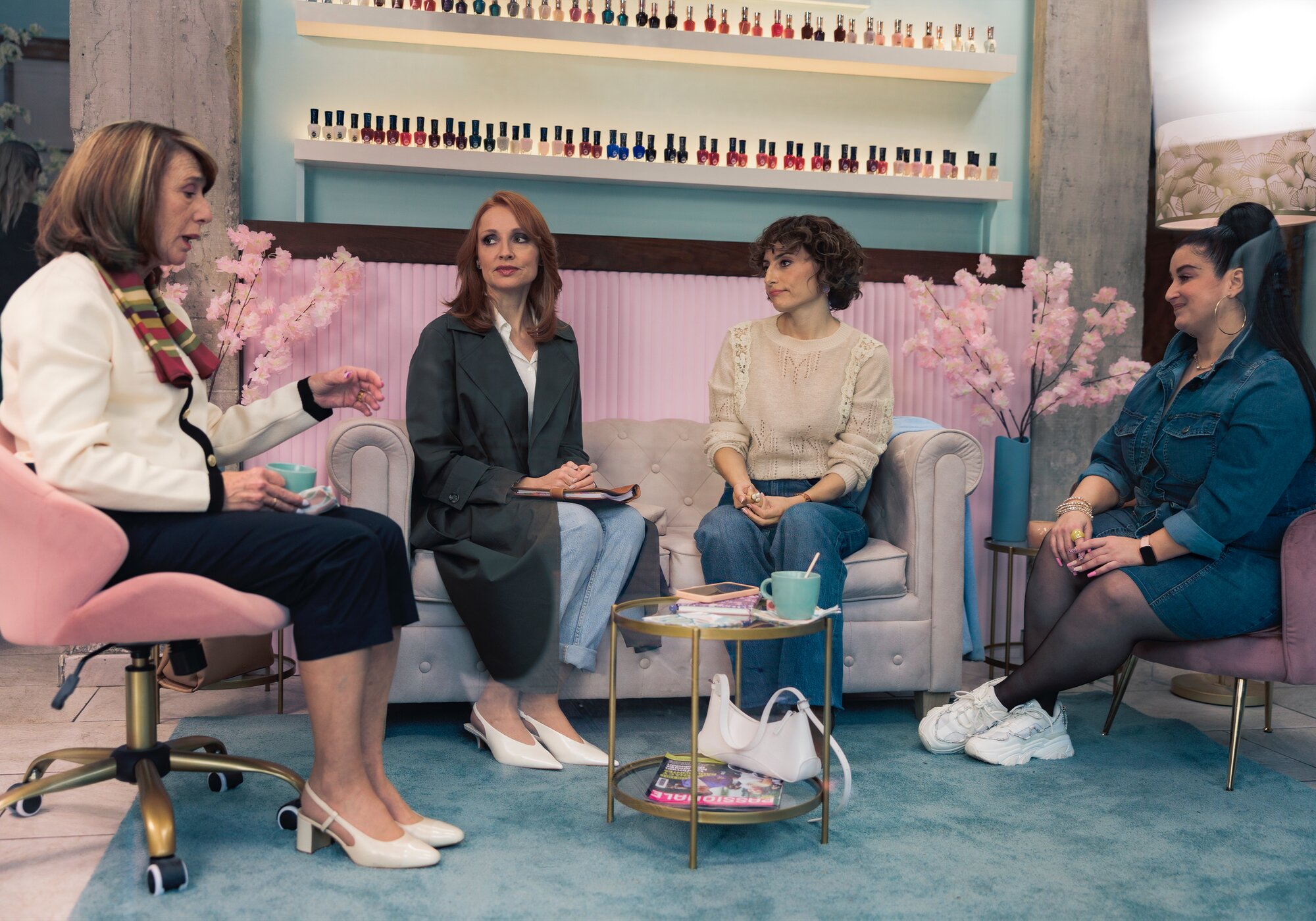 El reparto protagonista de 'Nails', la nueva serie de SkyShowtime