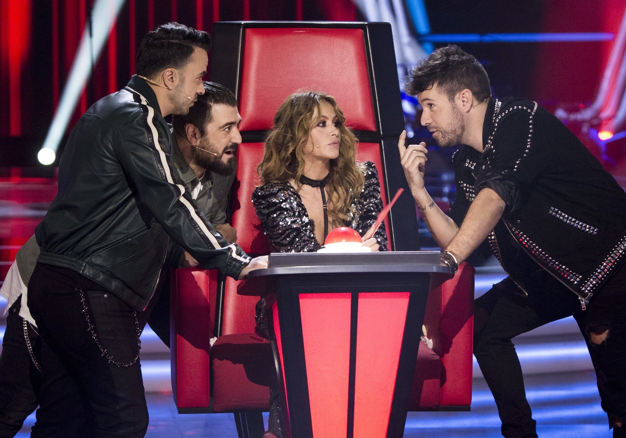 Los coaches de 'La voz' en la primera edición en Antena 3