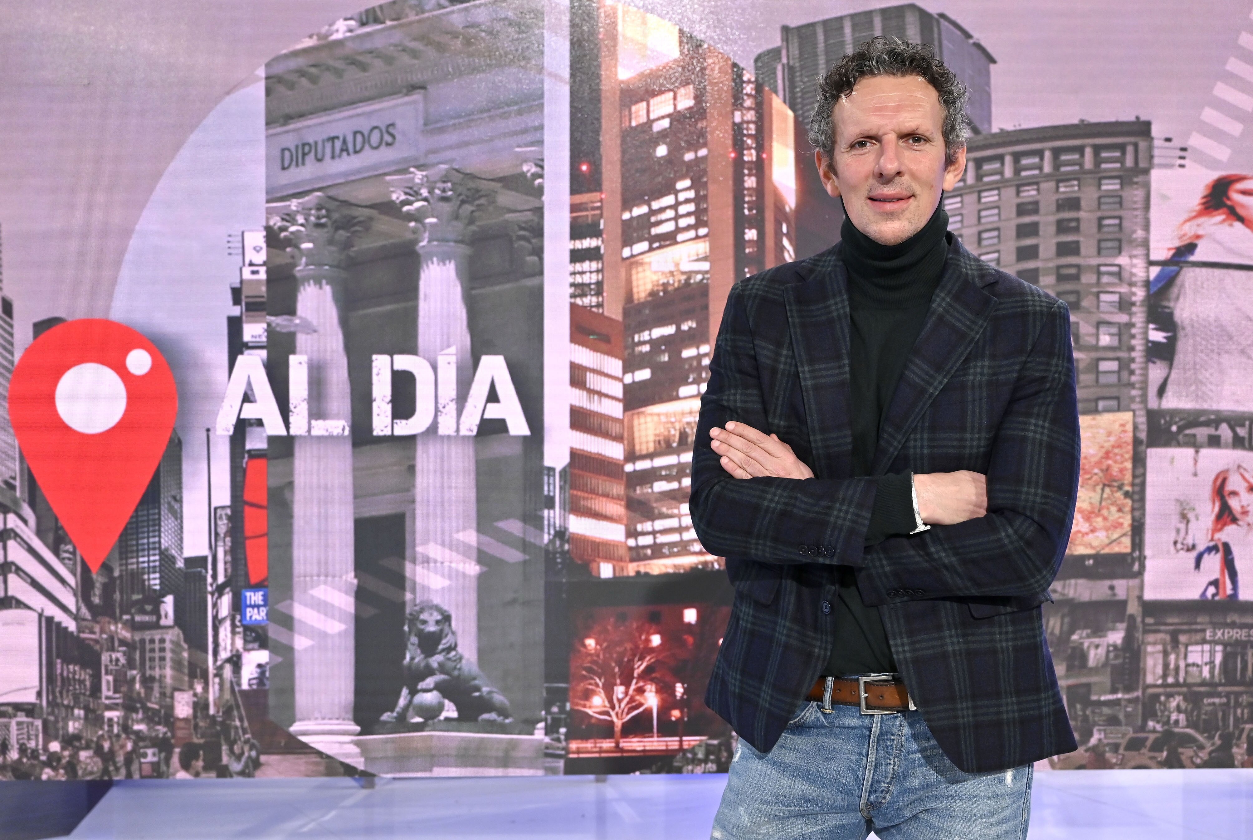 Joaquín Prat, durante su etapa en 'Cuatro al día'