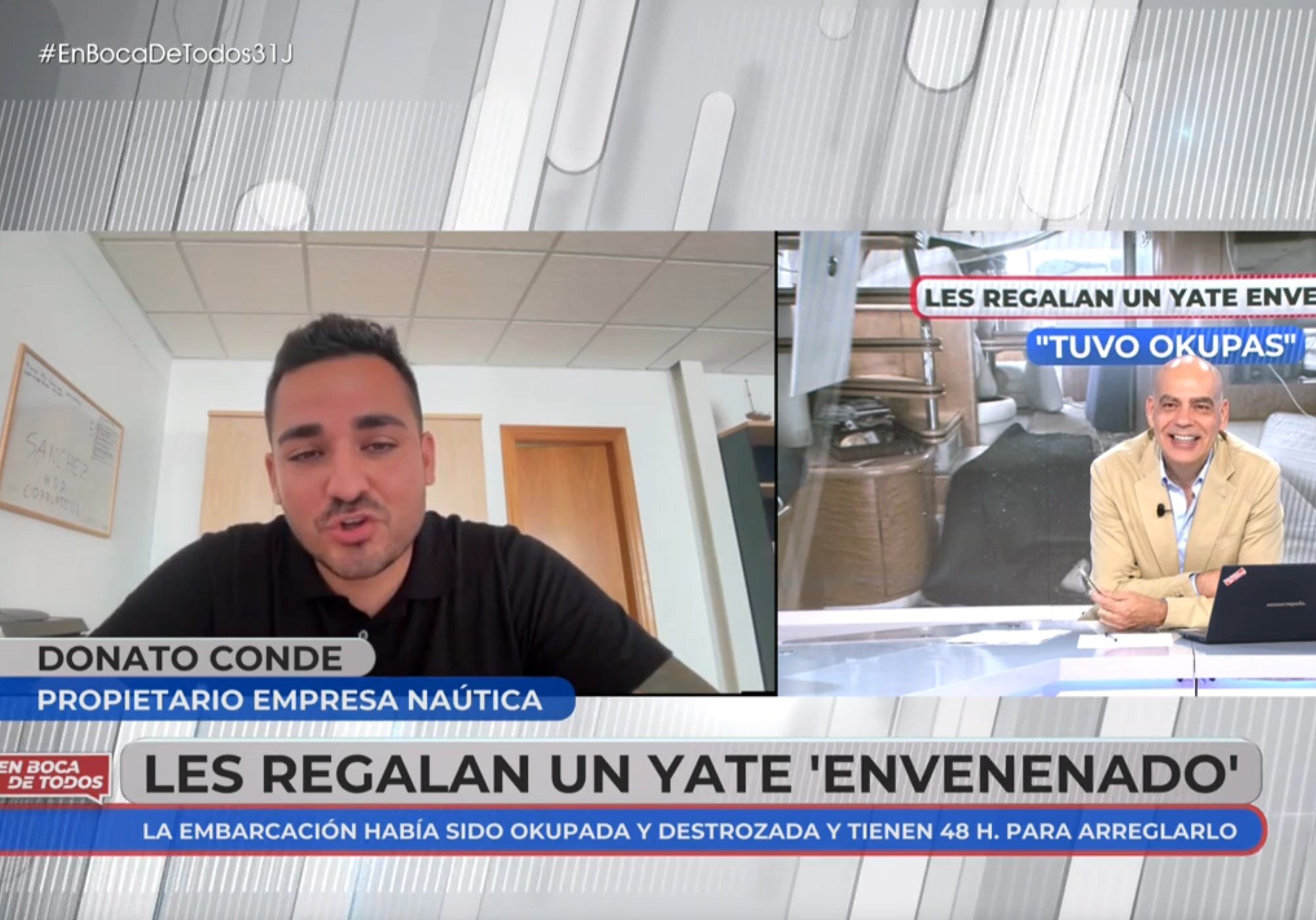 Donato Conte, entrevistado por Nacho Abad en 'En boca de todos'