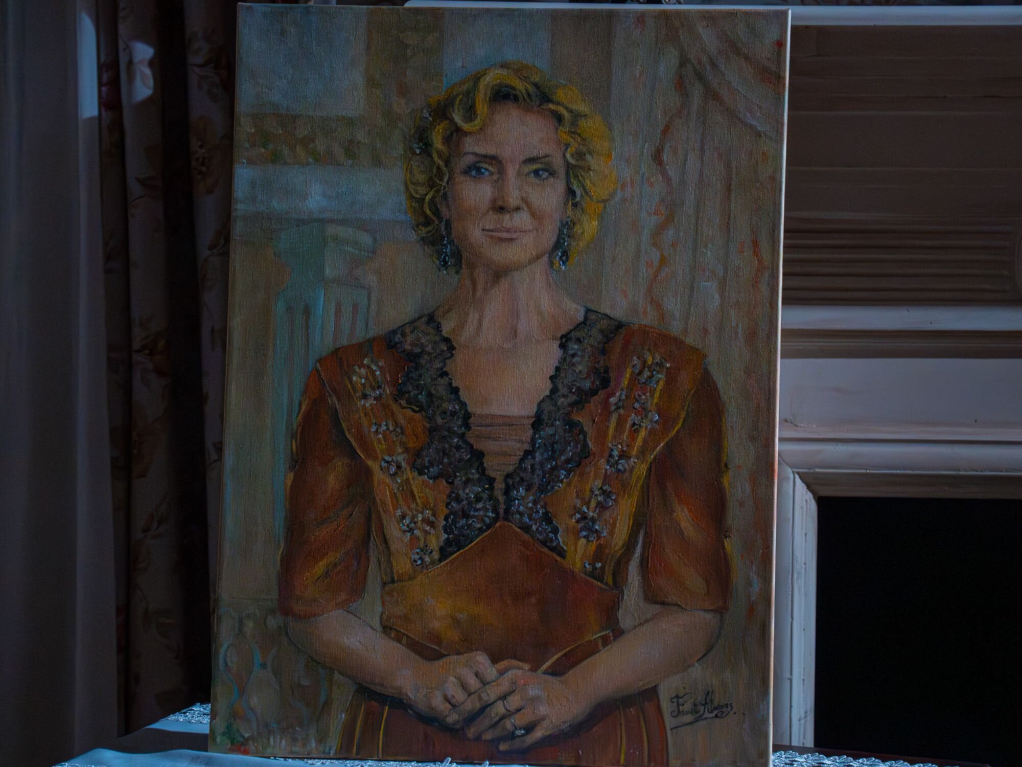 El cuadro en honor a Cruz en 'La promesa'