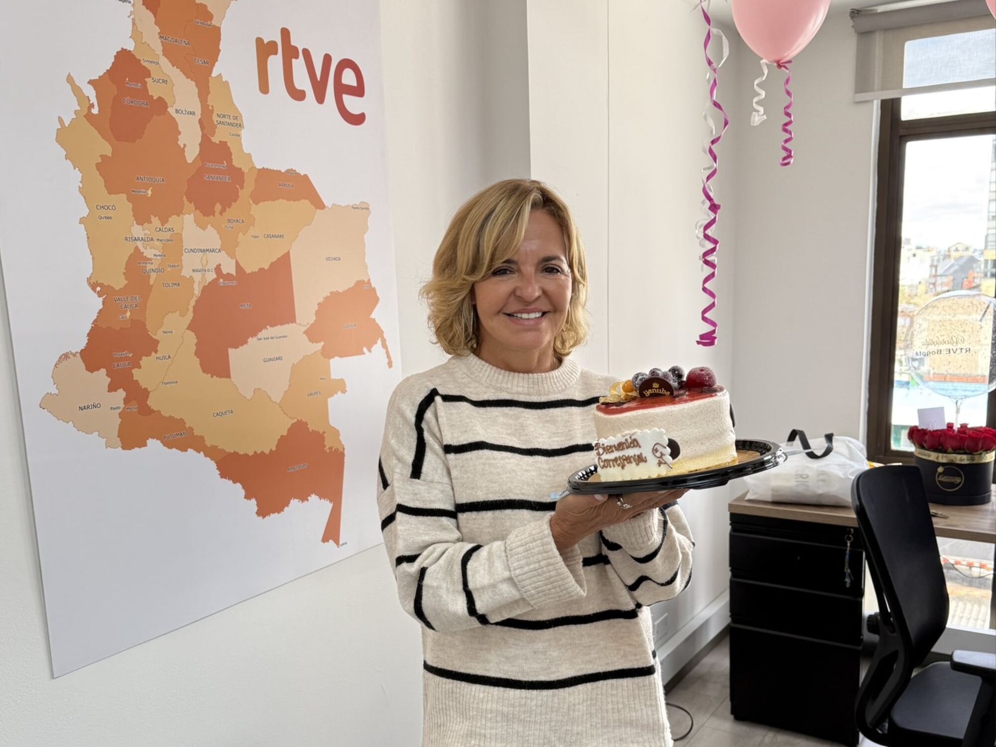 La nueva corresponsalía de Almudena Ariza será en Bogotá