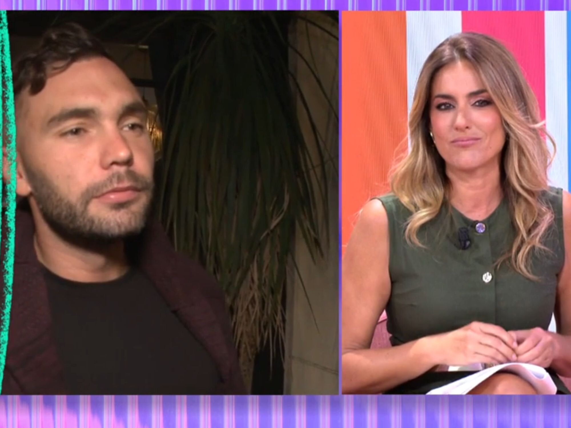 Verónica Dulanto presentando en &#39;Tardear&#39; los audios de Cristian Suescun