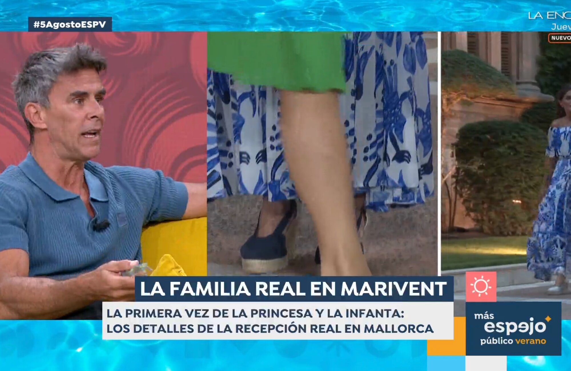 Alonso Caparrós habla de la vestimenta de la Familia Real en 'Espejo público de verano'