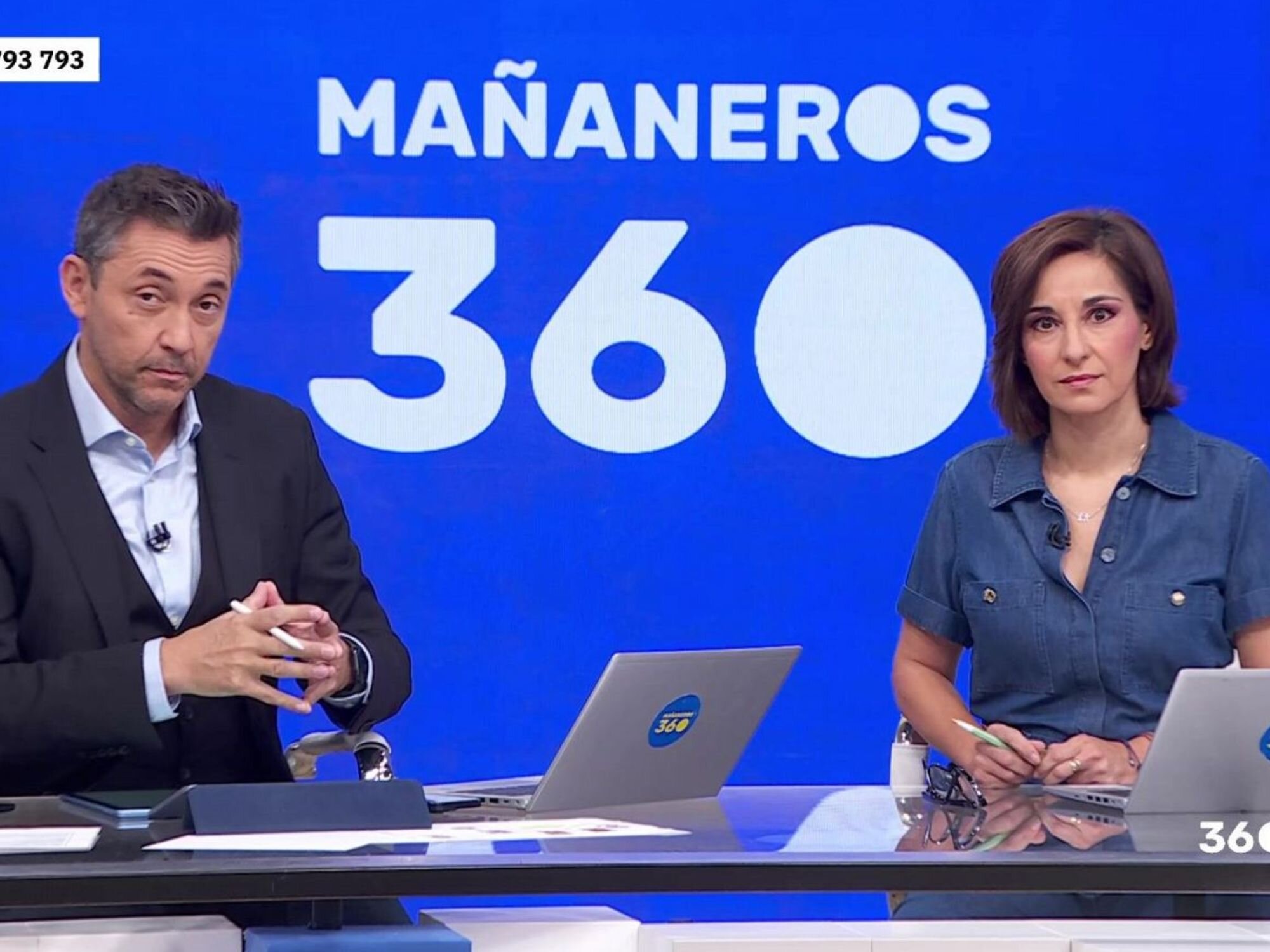 Javier Ruiz y Adela González en 'Mañaneros 360'