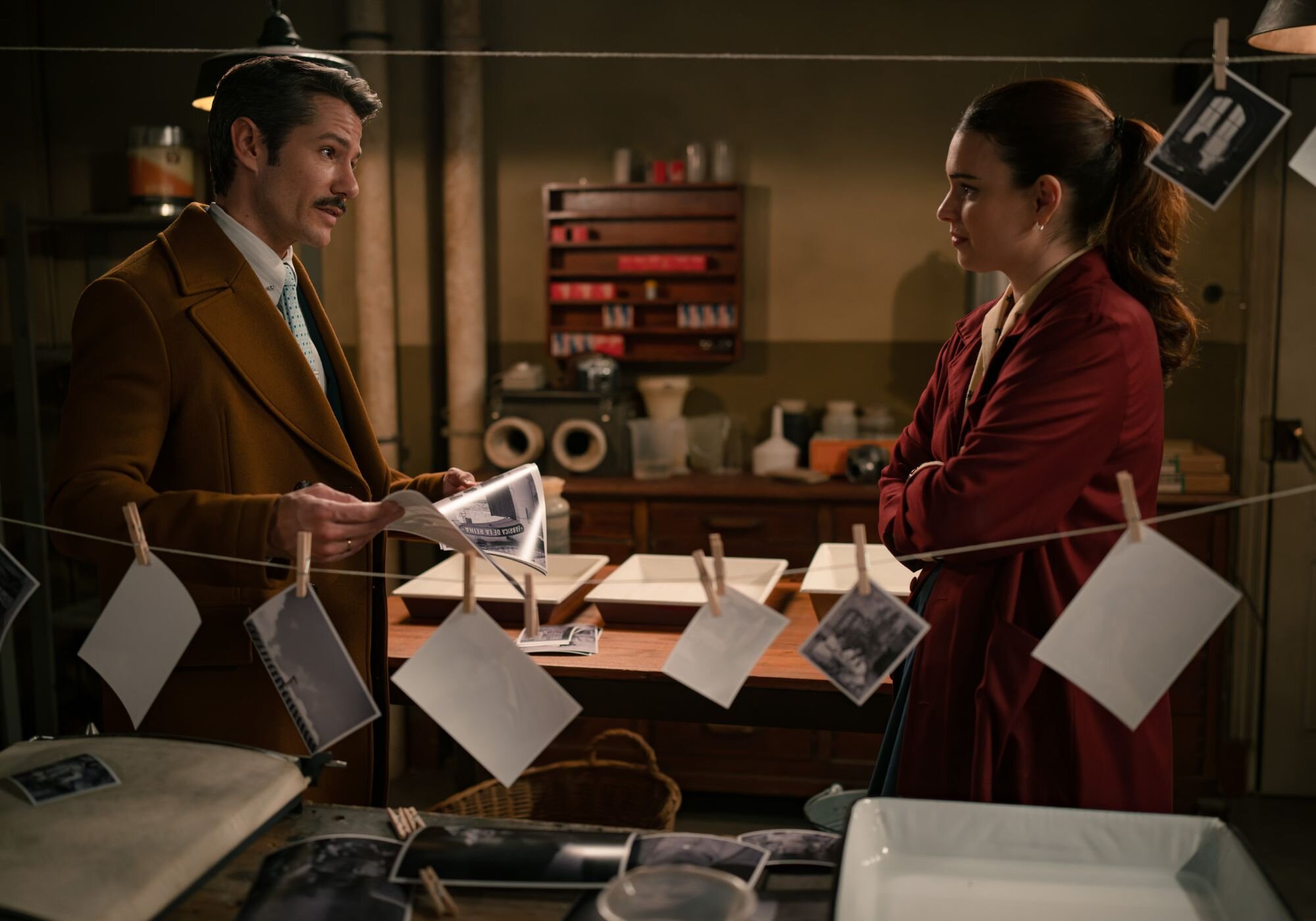 Pelayo y Fina en el estudio de fotografía, en el capítulo 370 de 'Sueños de libertad'