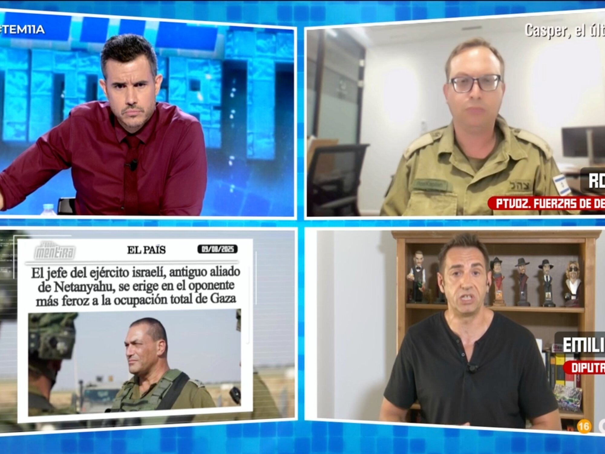 Conexión de 'Todo es mentira' con Roni Kaplan y Emilio Delgado