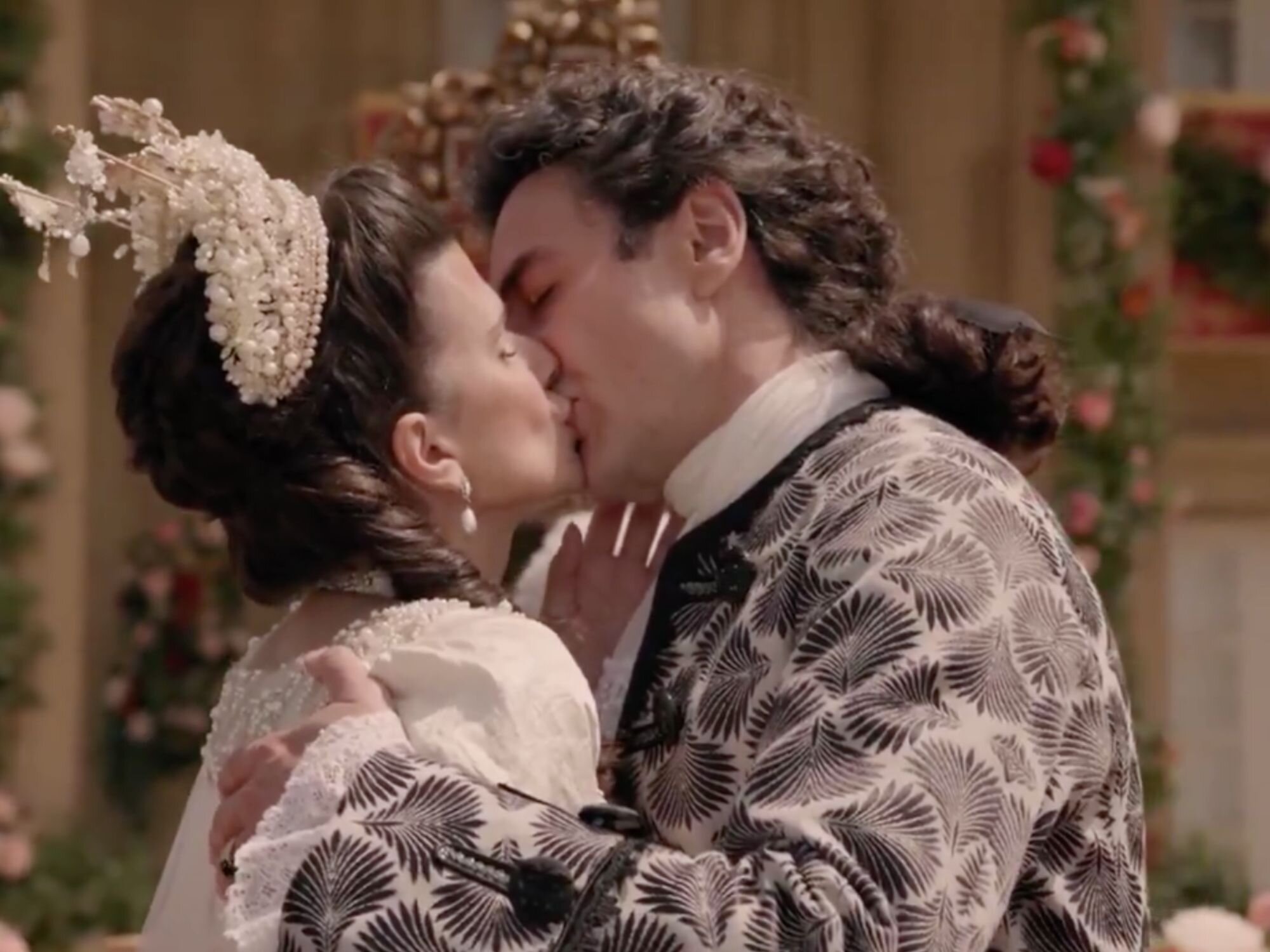 José Luis y Victoria dándose el 'sí, quiero' en 'Valle Salvaje'