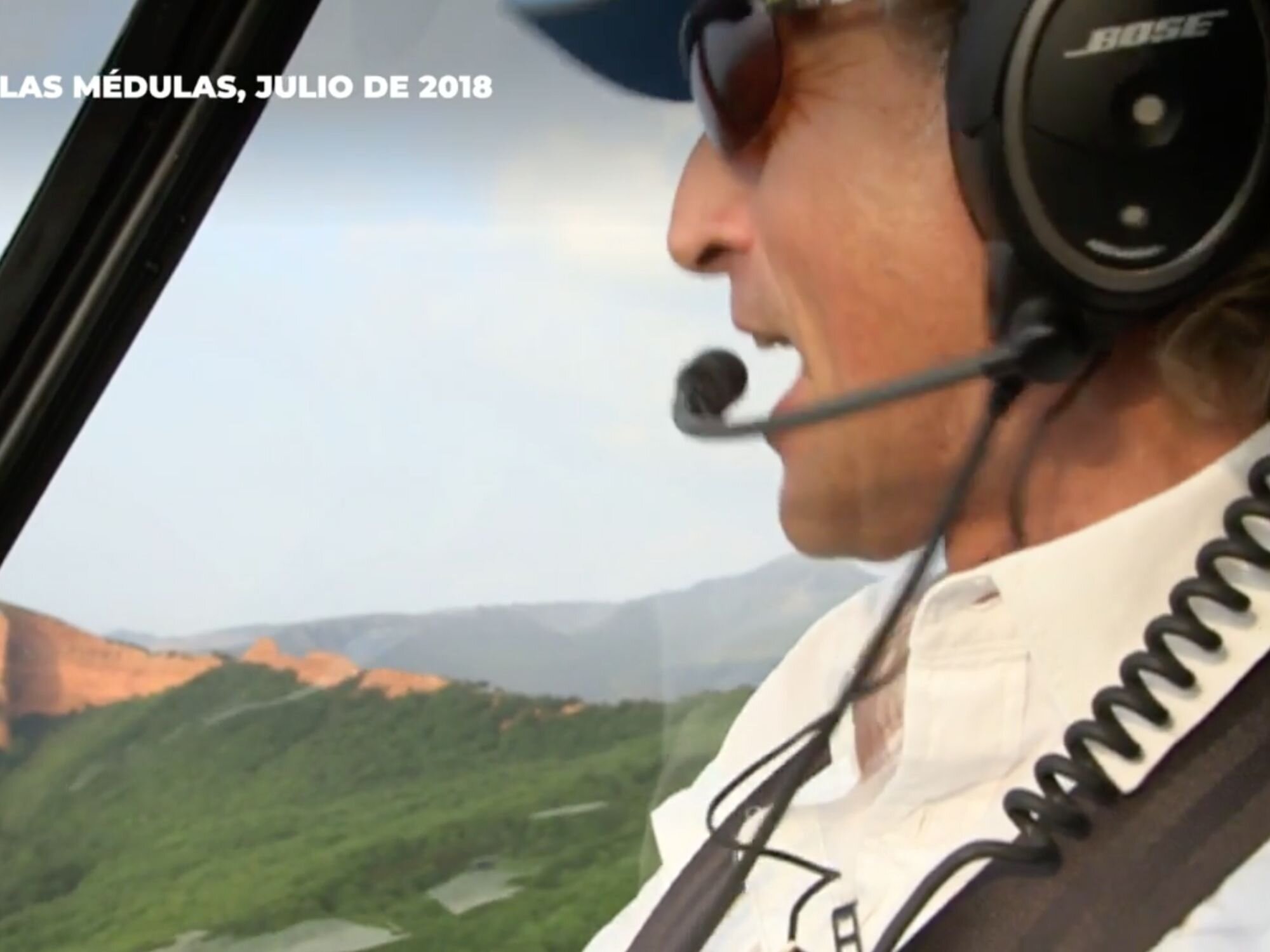 Jesús Calleja sobrevolando Las Médulas en &#39;Volando voy&#39;