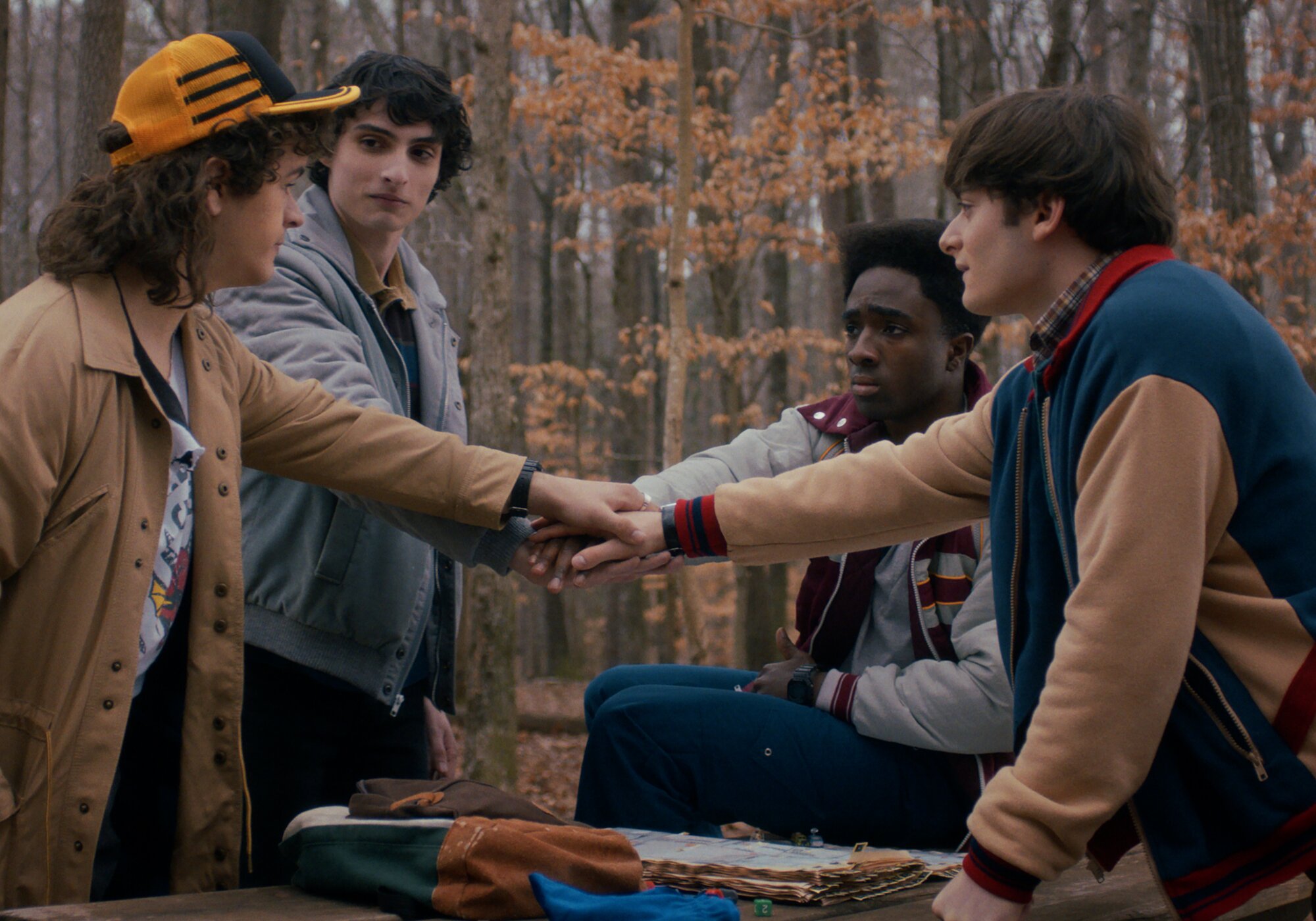 El equipo protagonista de &#39;Stranger Things&#39; en la temporada final