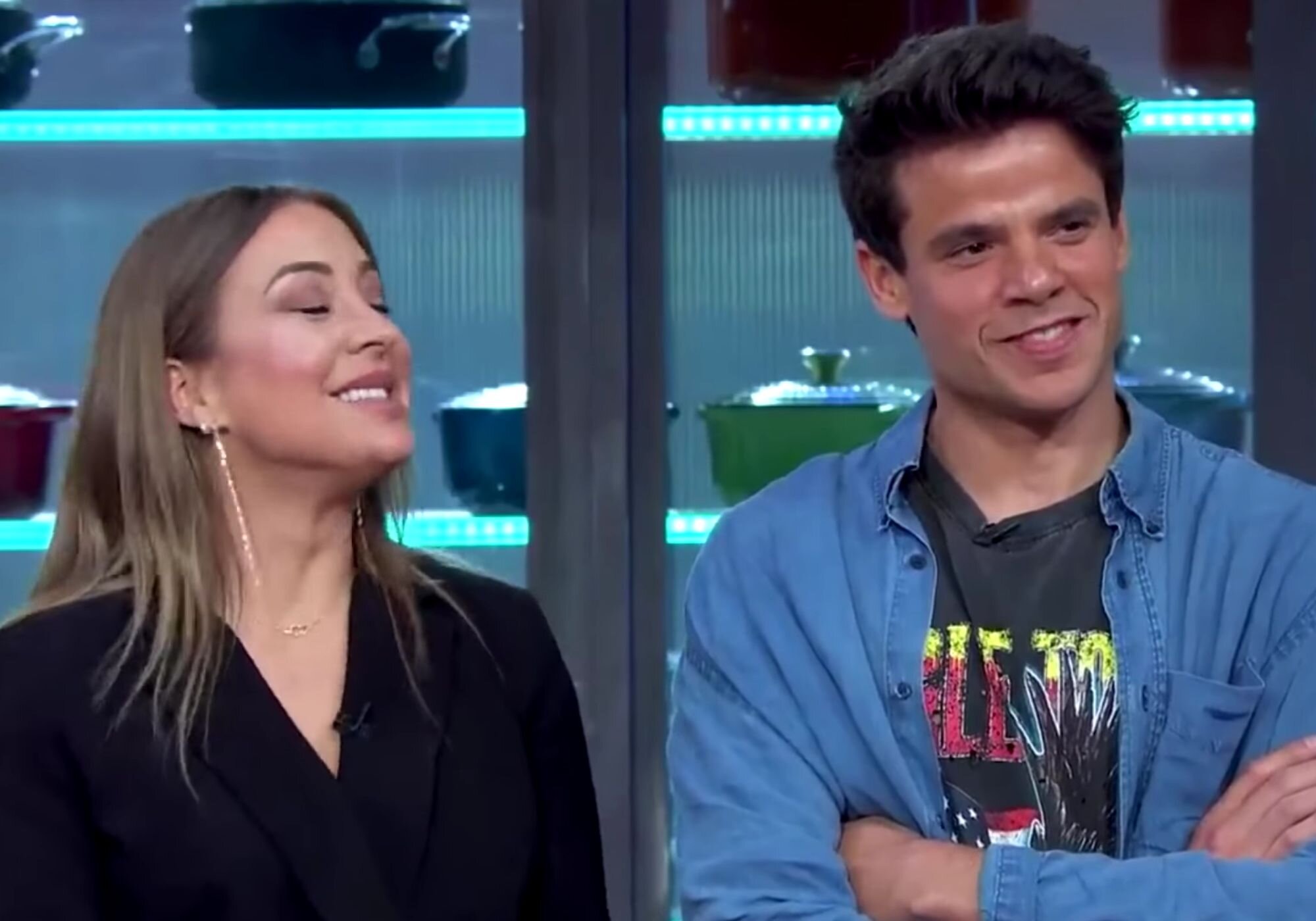 Luna y Alberto, en su regreso al plató de &#39;MasterChef 8&#39; para ver el duelo final