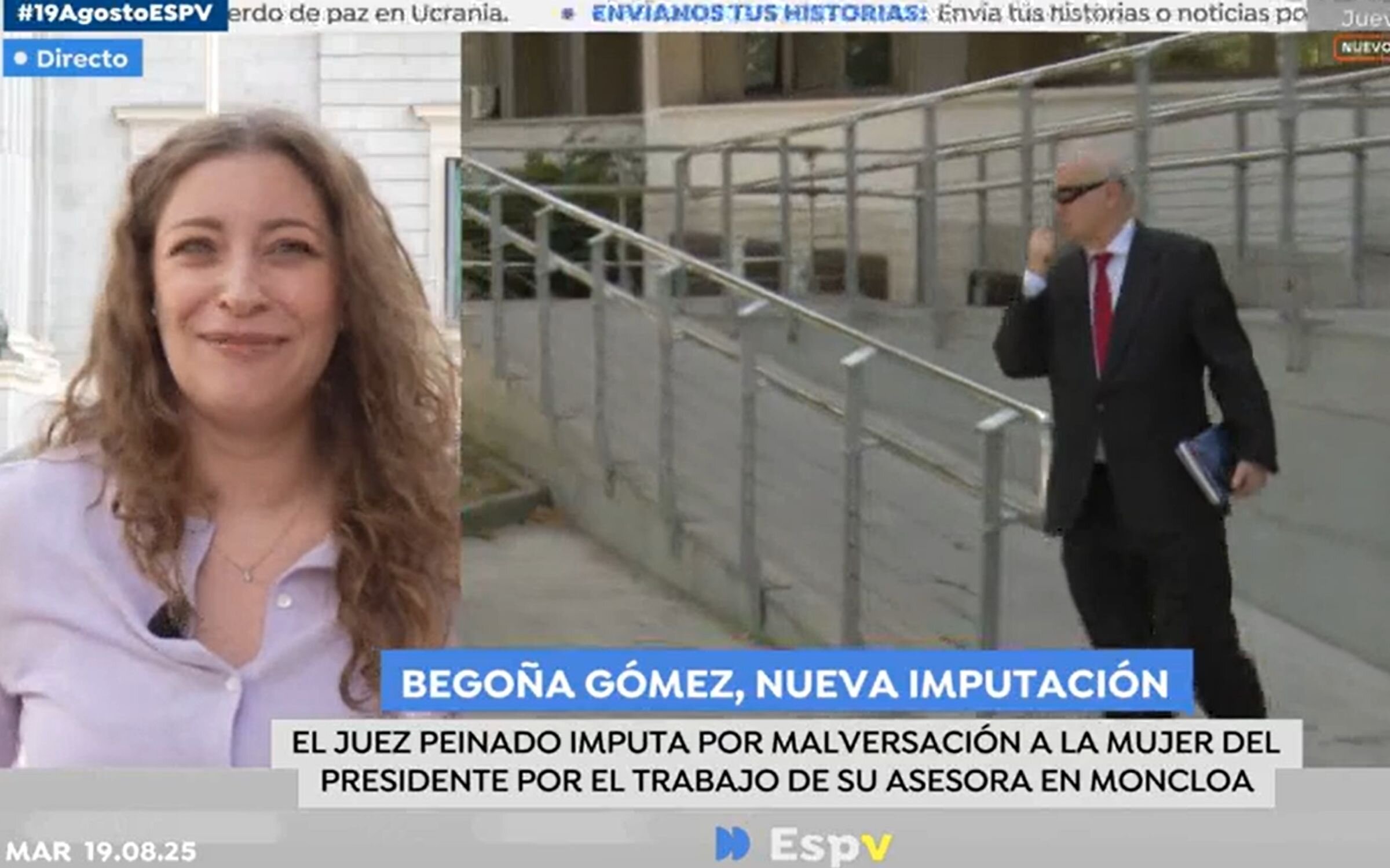 Ester Muñoz sufre una picadura de una abeja en directo en &#39;Espejo público&#39;