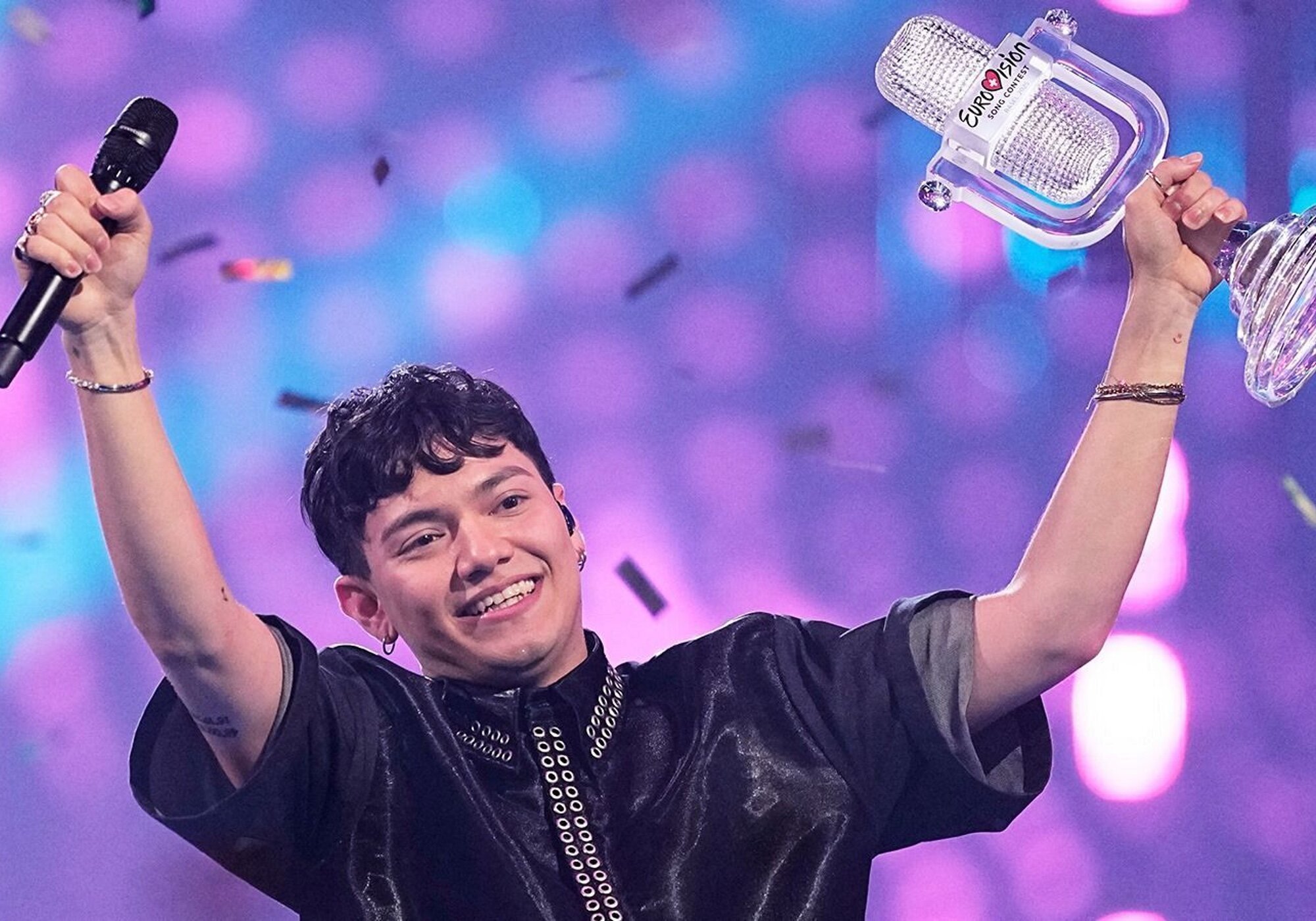 JJ se alzó con el micrófono de cristal en Eurovisión 2025 con el tema &#39;Wasted Love&#39;