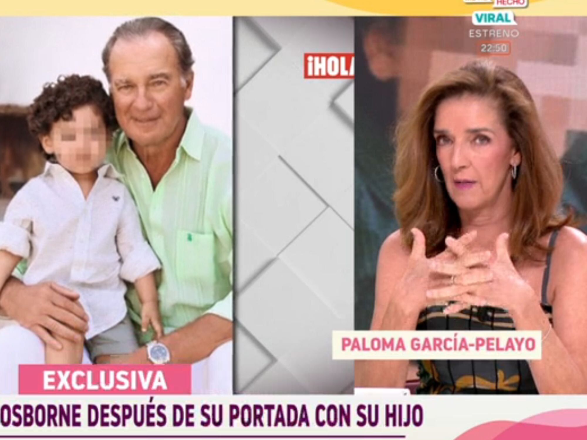 Paloma García-Pelayo contando su conversación con Bertín Osborne