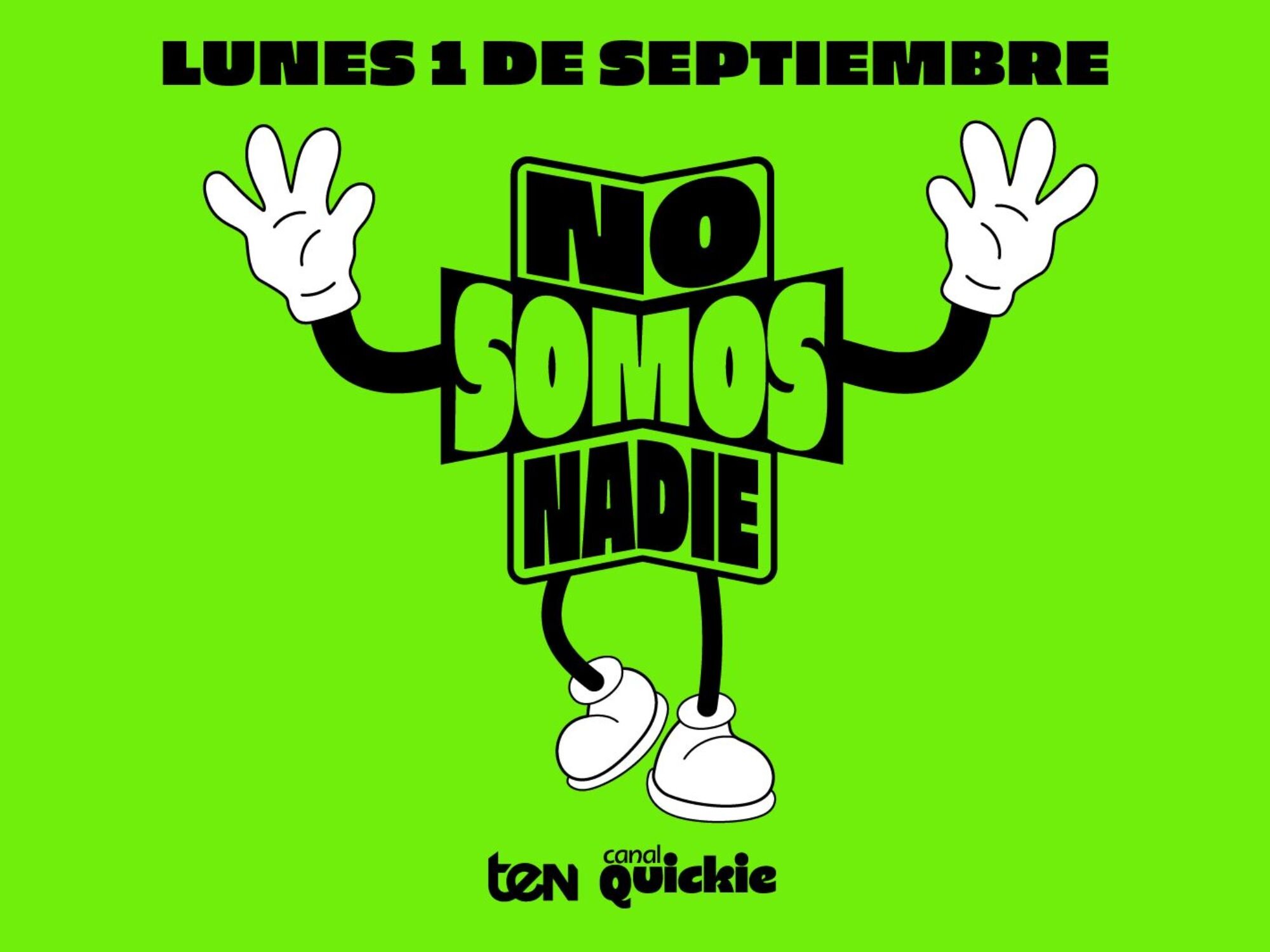 Logo de 'No somos nadie', el nuevo programa de La Osa Producciones