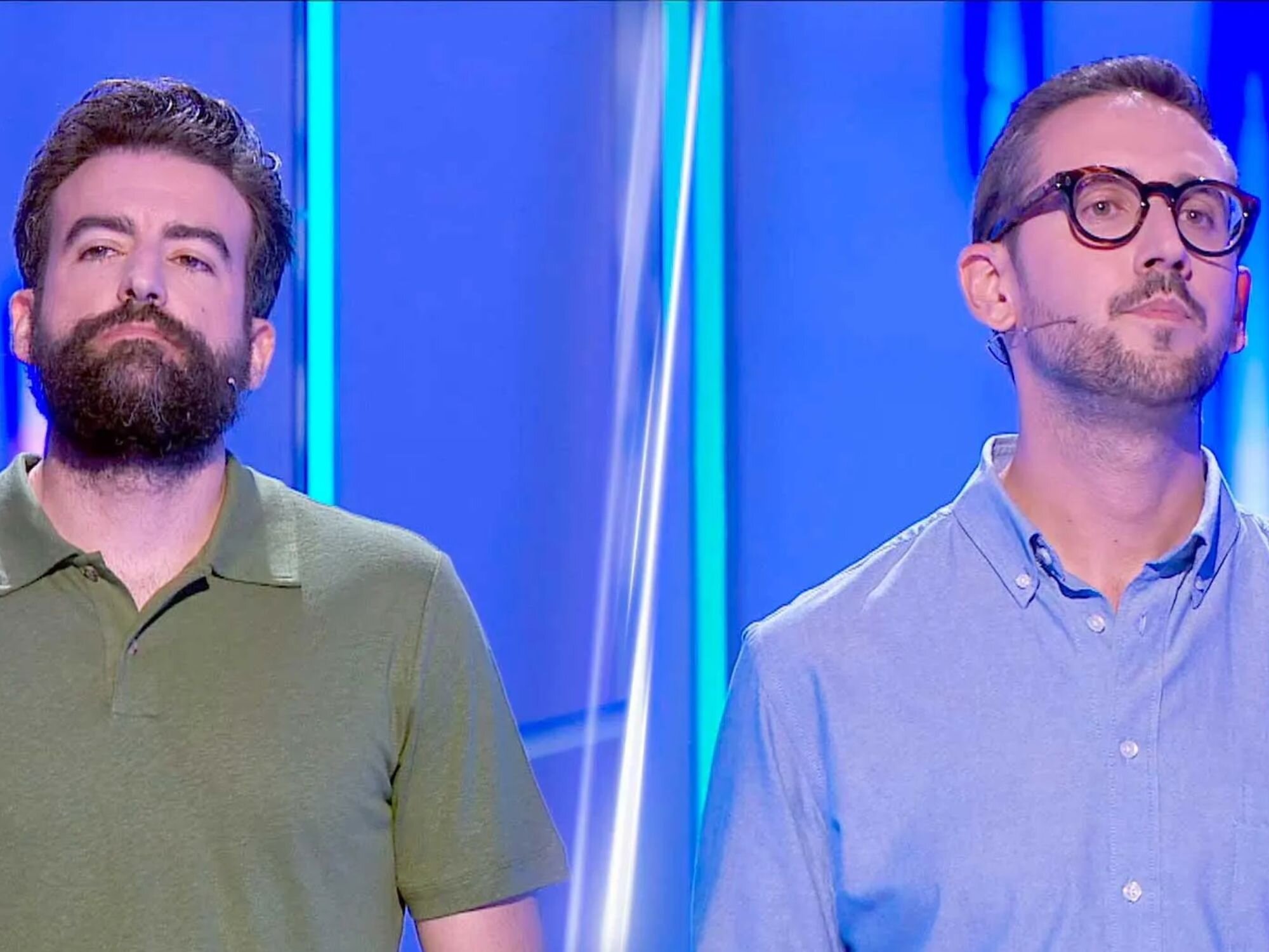 Rafa Castaño junto a otro concursante en 'Agárrate al sillón'