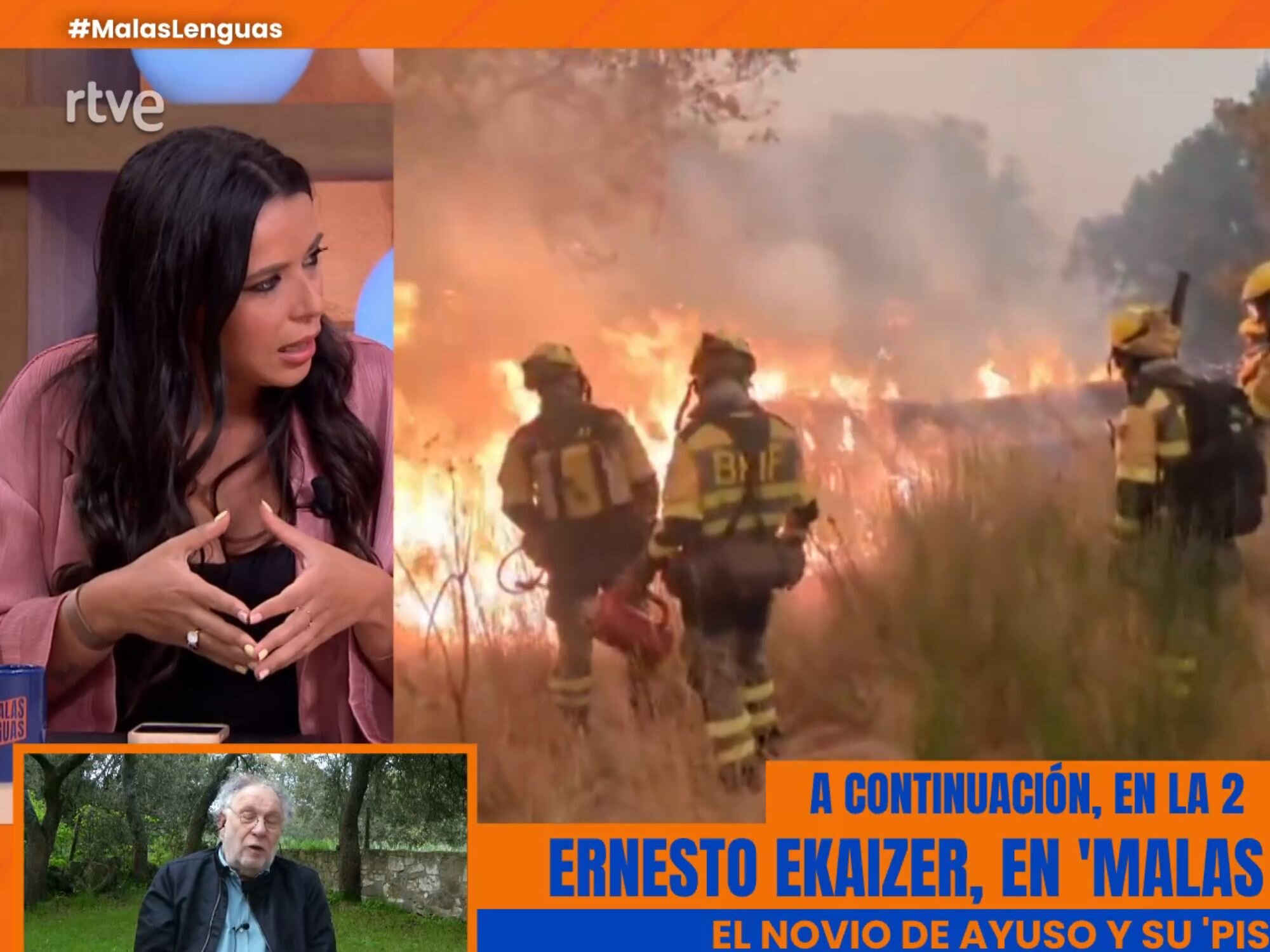 Sarah Santaolalla hablando del comunicado del PP en &amp;#39;Malas lenguas&amp;#39;