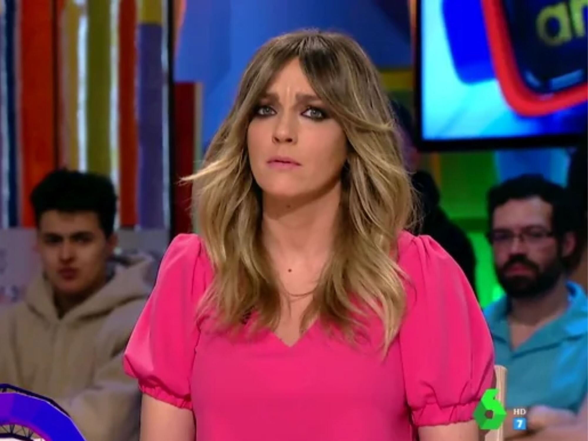 Anna Simón colaborando en &#39;Zapeando&#39;