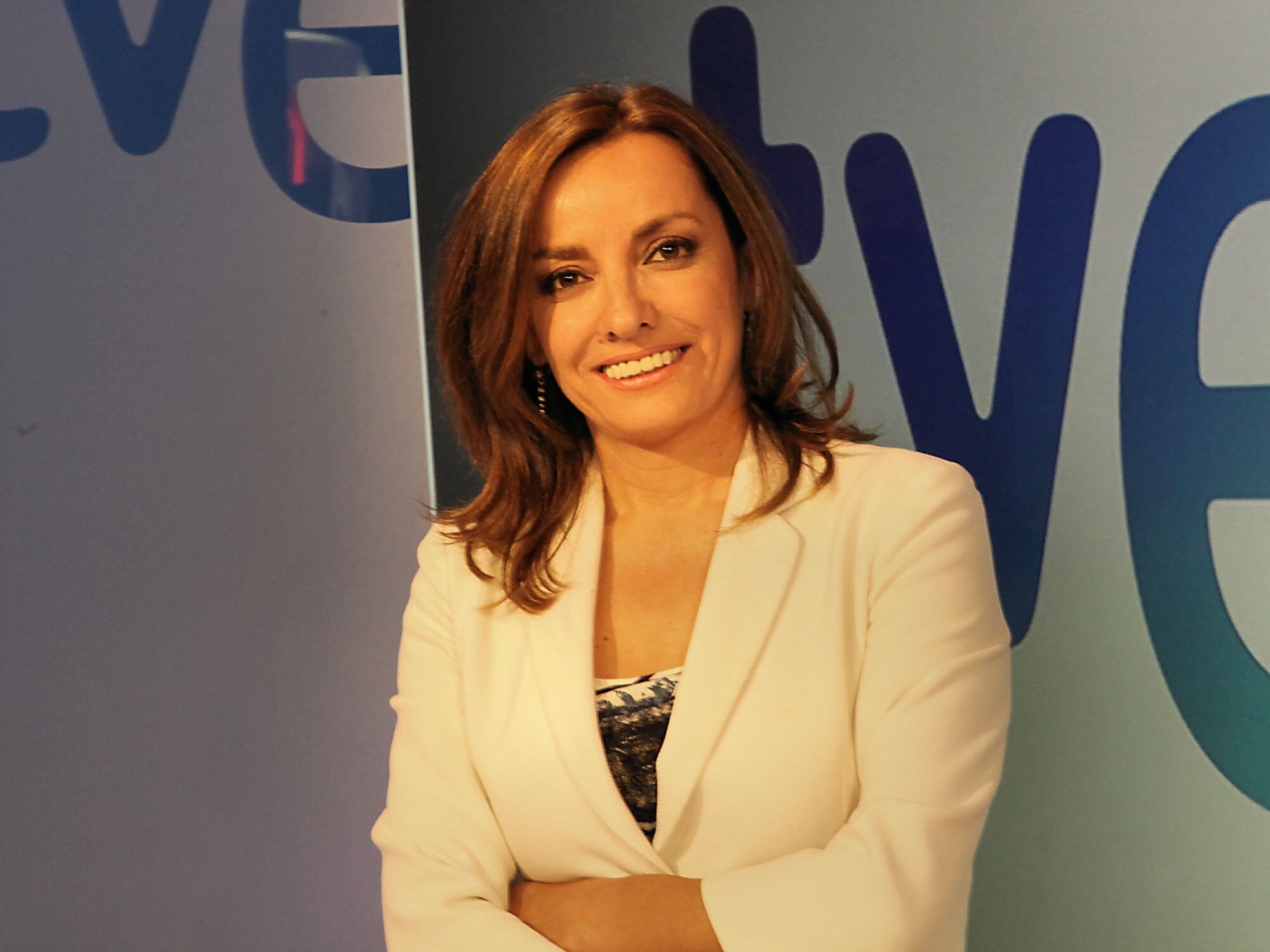 Pepa Bueno durante su primera etapa al frente de &#39;Telediario 2&#39;
