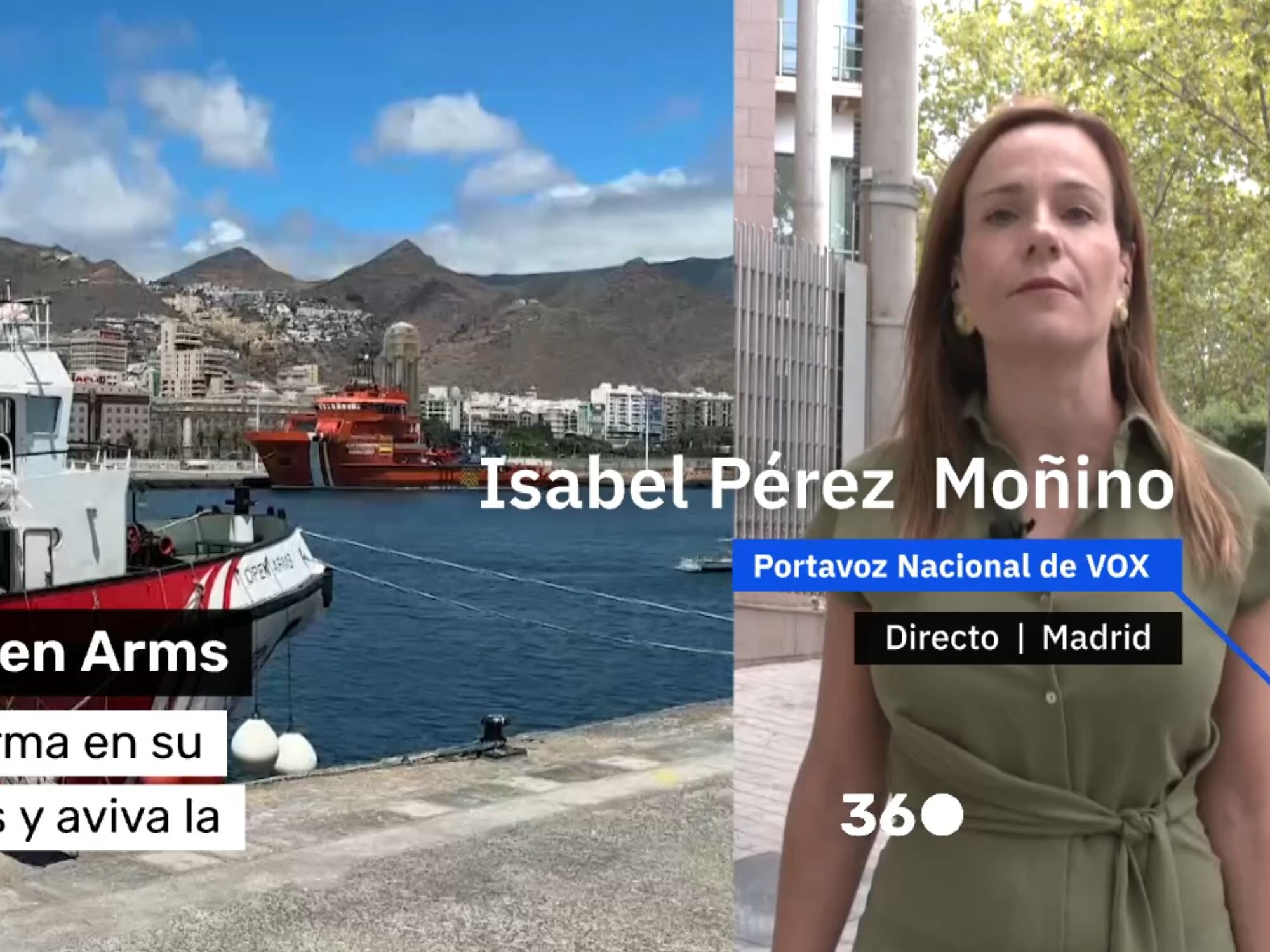 Isabel Pérez Moñino discutiendo en 'Mañaneros 360'