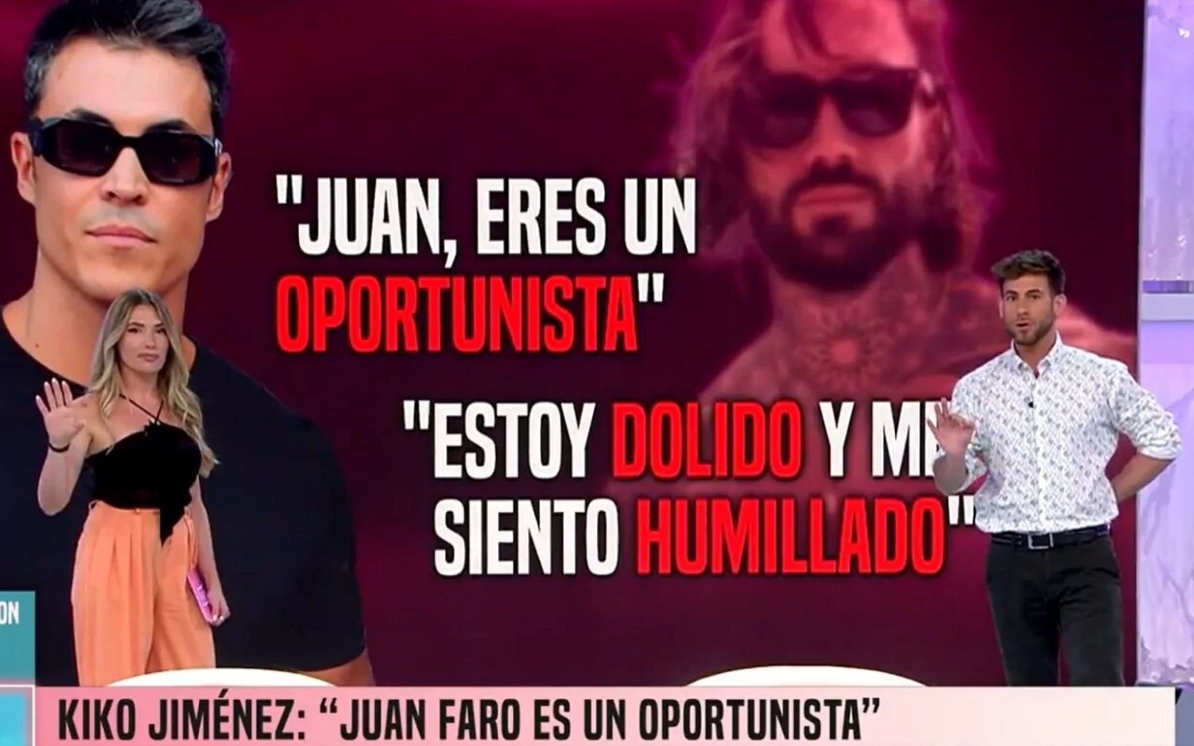 César Muñoz y Álex Blanquer, presentadores de &#39;Fiesta&#39;, exponen las supuestas palabras de Kiko Jiménez