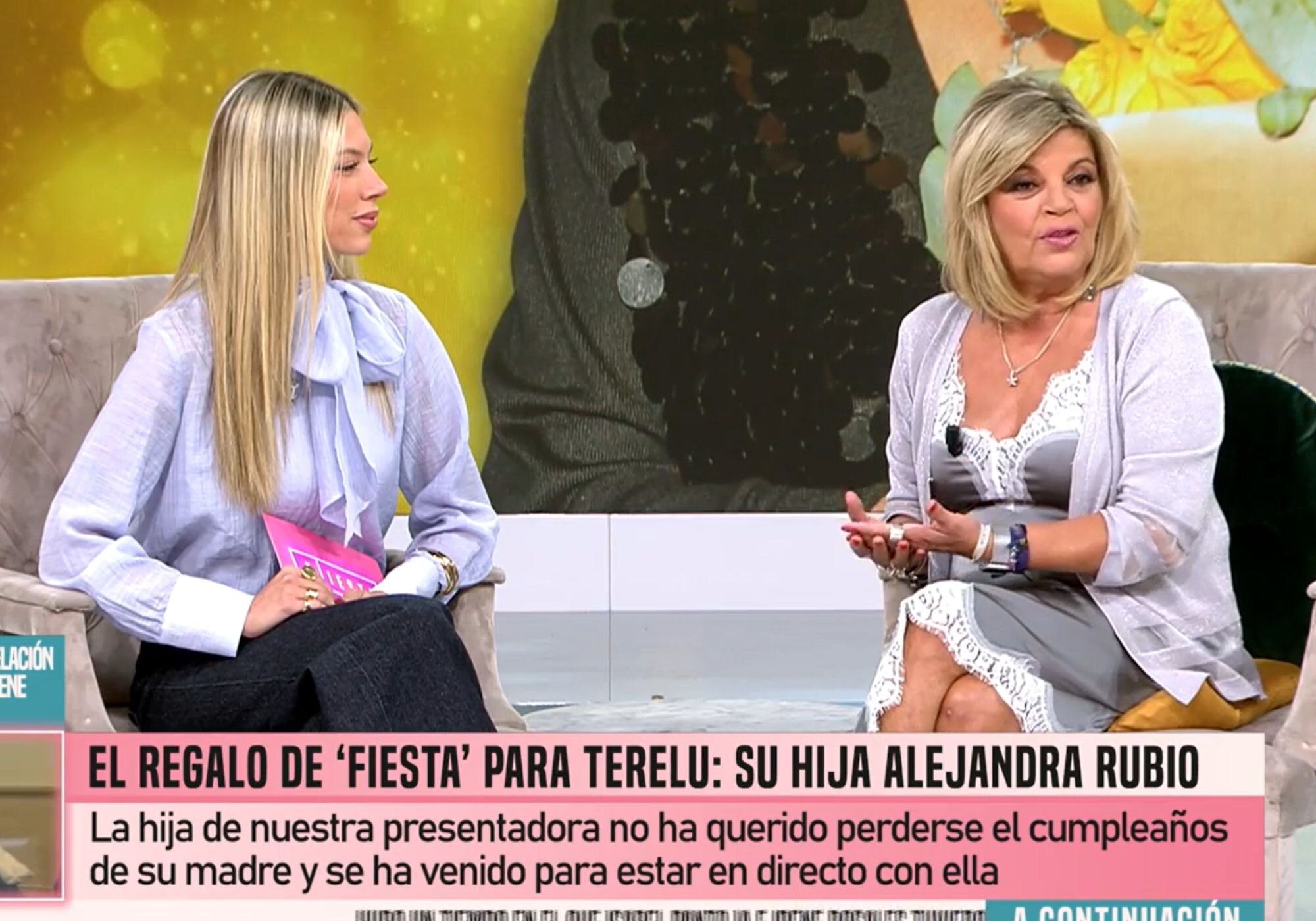 'Fiesta' trajo a Alejandra Rubio como regalo de cumpleaños para Terelu Campos