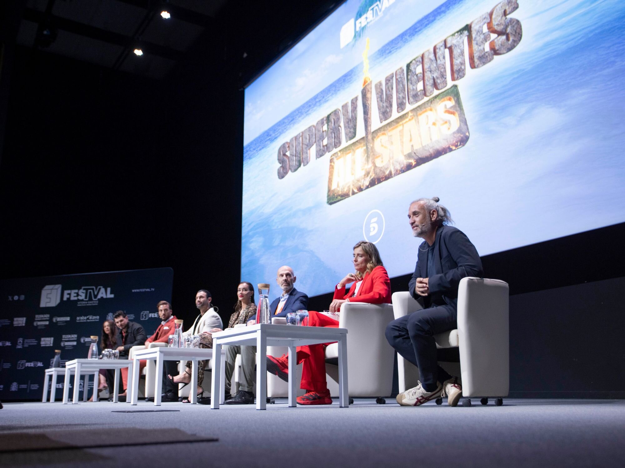 Sandra Barneda presentando la segunda edición de &#39;Supervivientes All Stars&#39; en el FesTVal&#39;