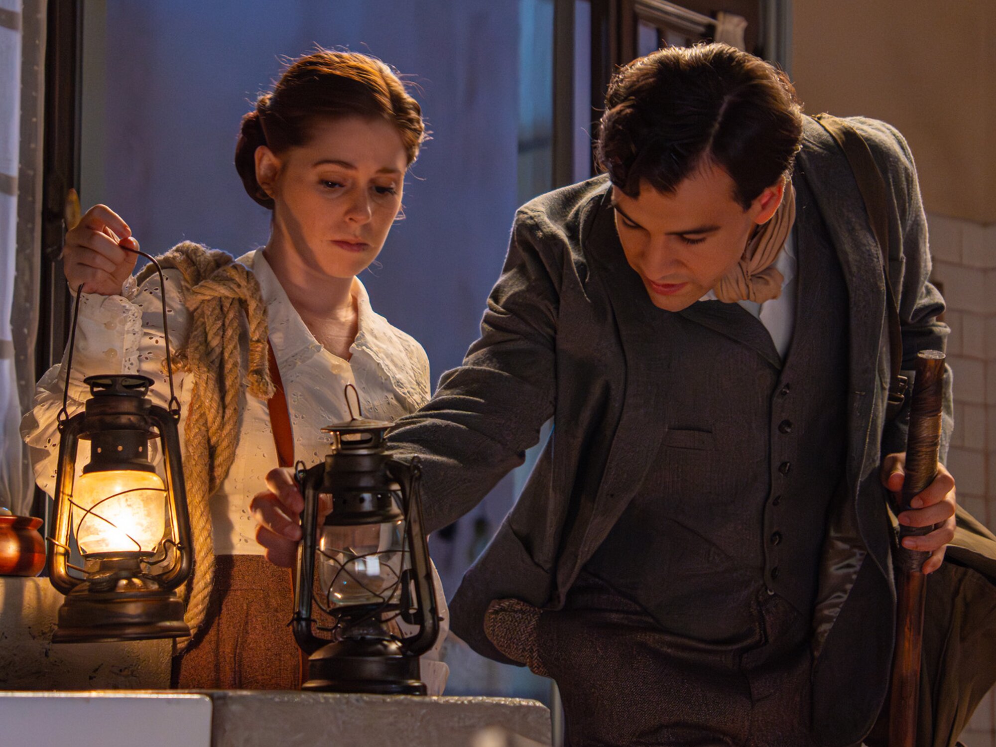 María Fernández y Curro en &#39;La promesa&#39;